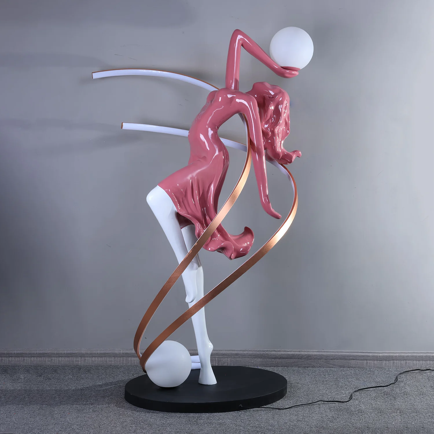 Misha Goddess Statue Floor Lamp - Image 50