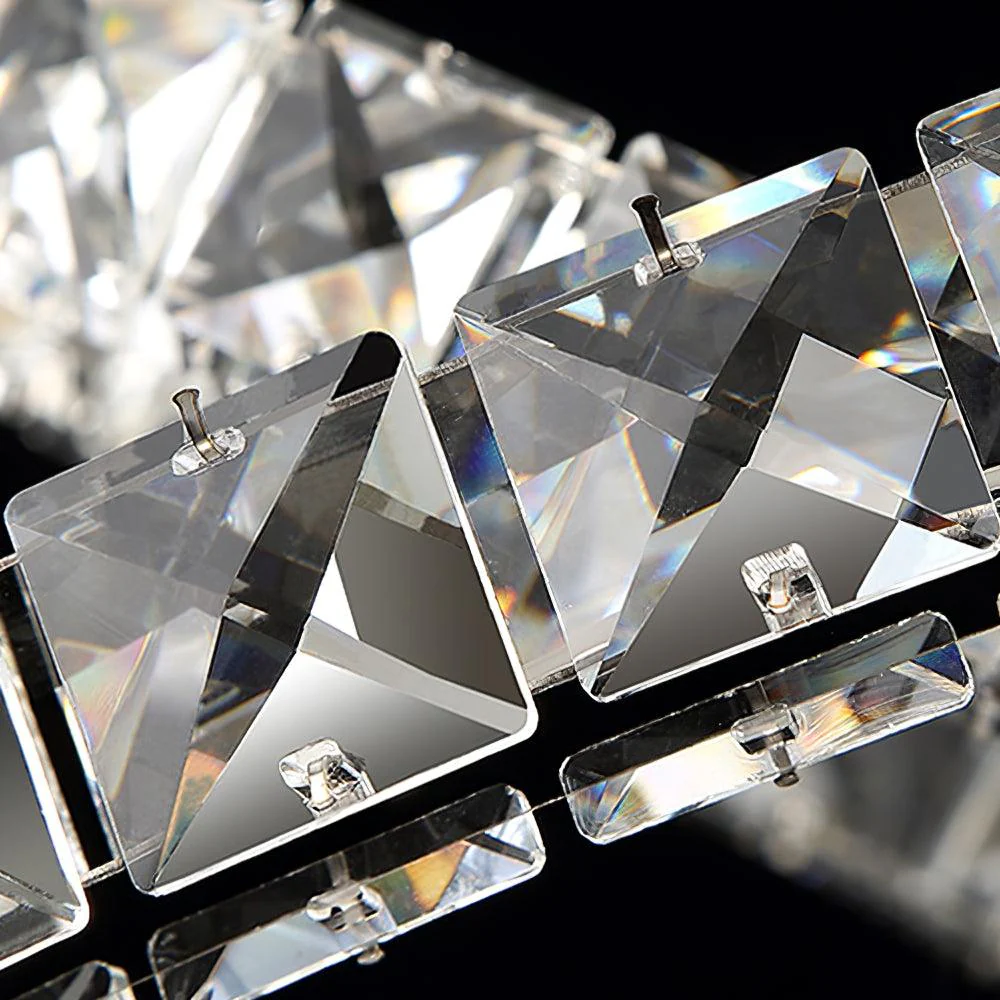 Modern Crystal Double C Chandelier - Image 62