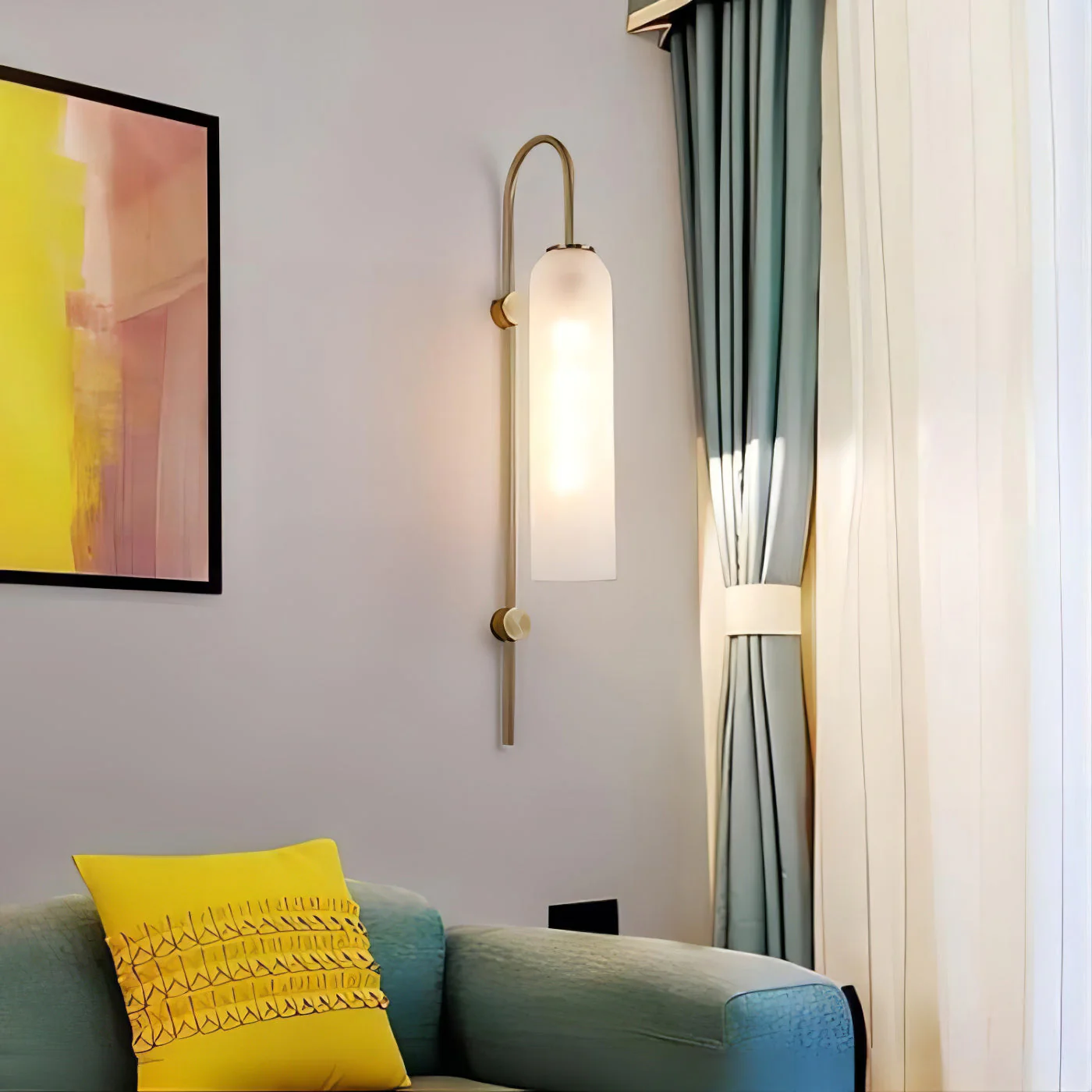 Modern Glass Wall Lamp - Image 3