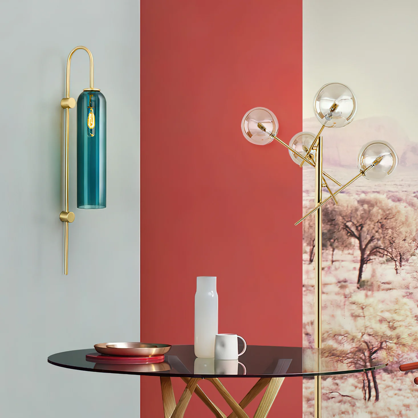 Modern Glass Wall Lamp - Image 37