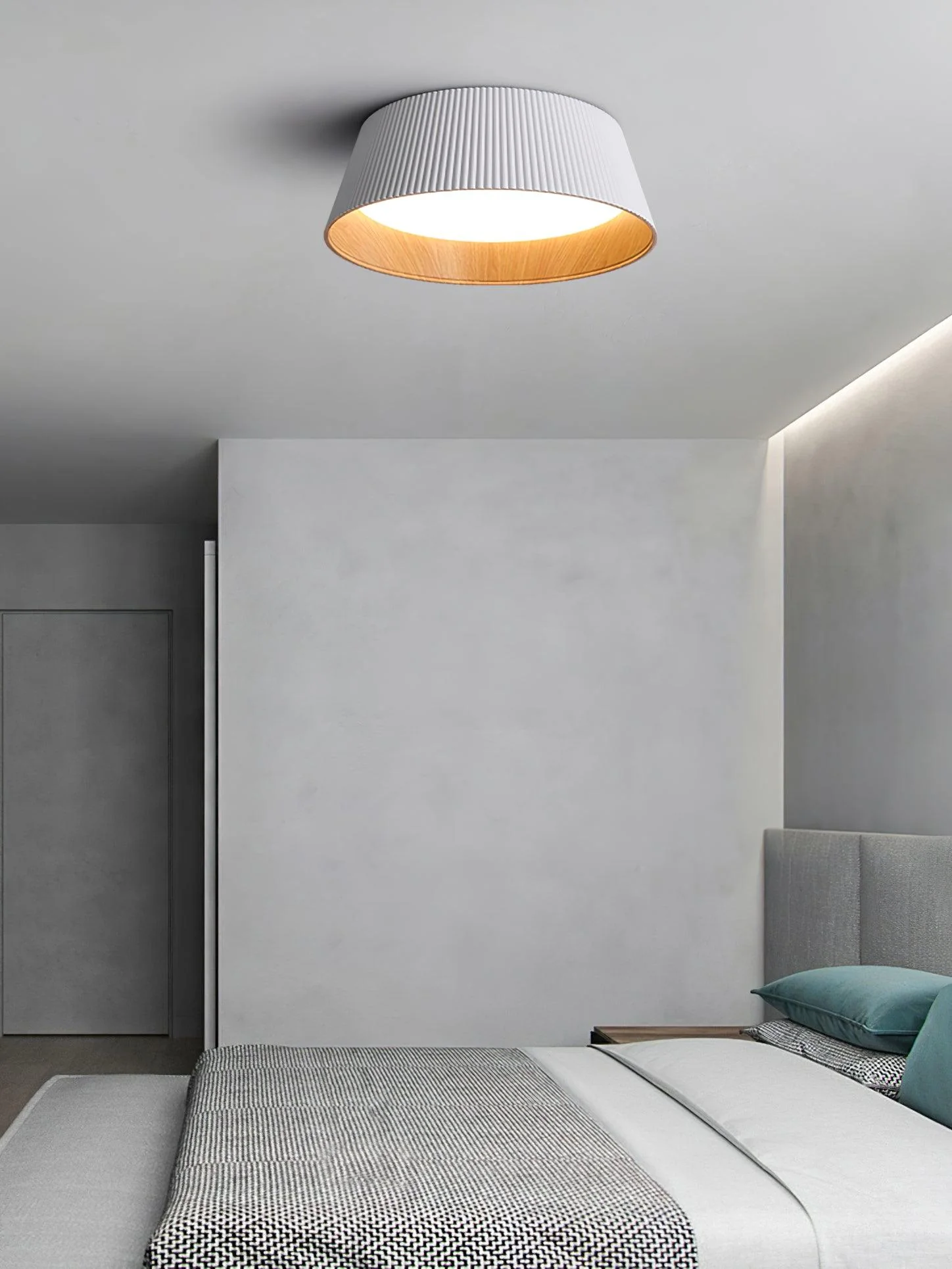 Modern Ribbed Ceiling Light - Image 28