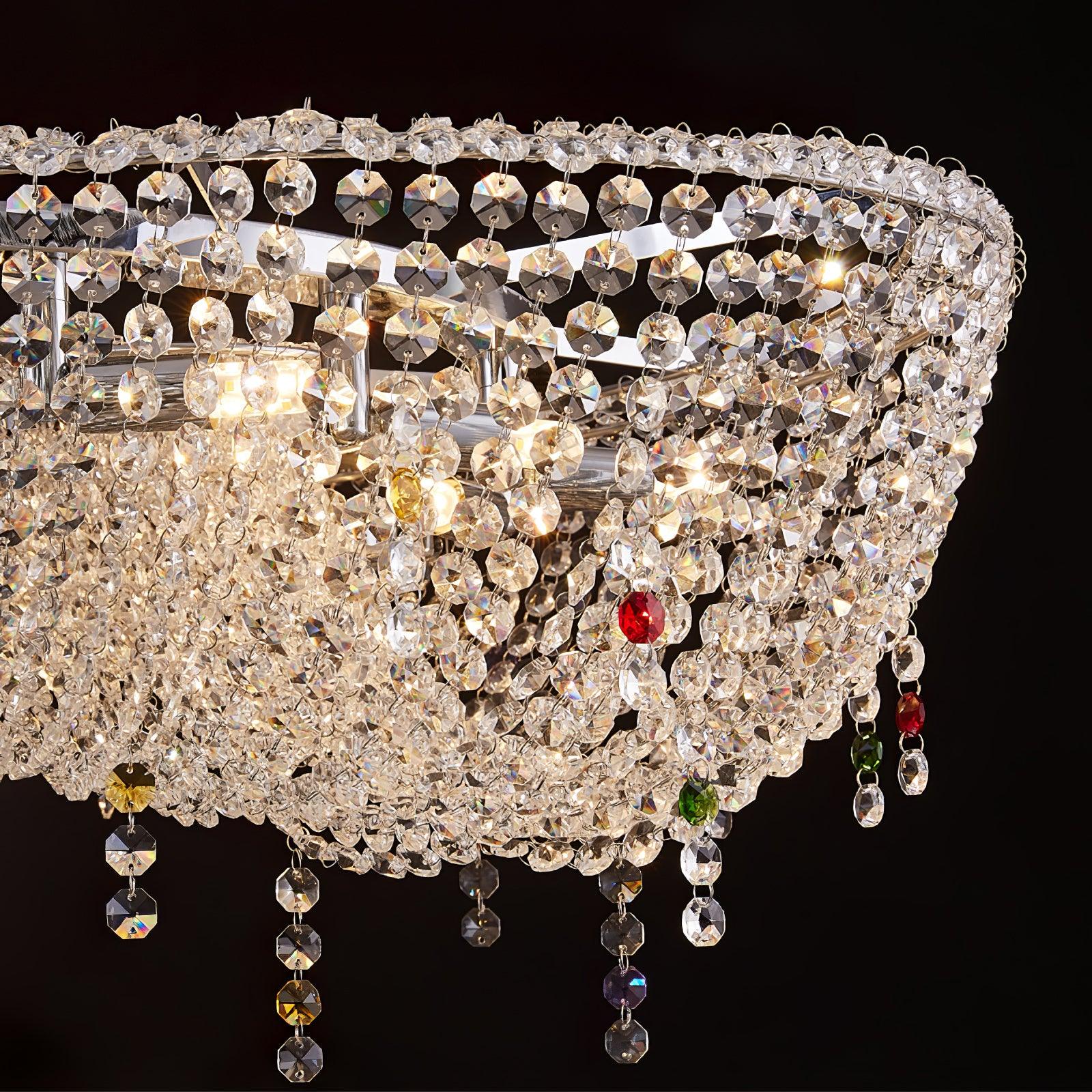Modern Round Crystal Chandelier - Image 31