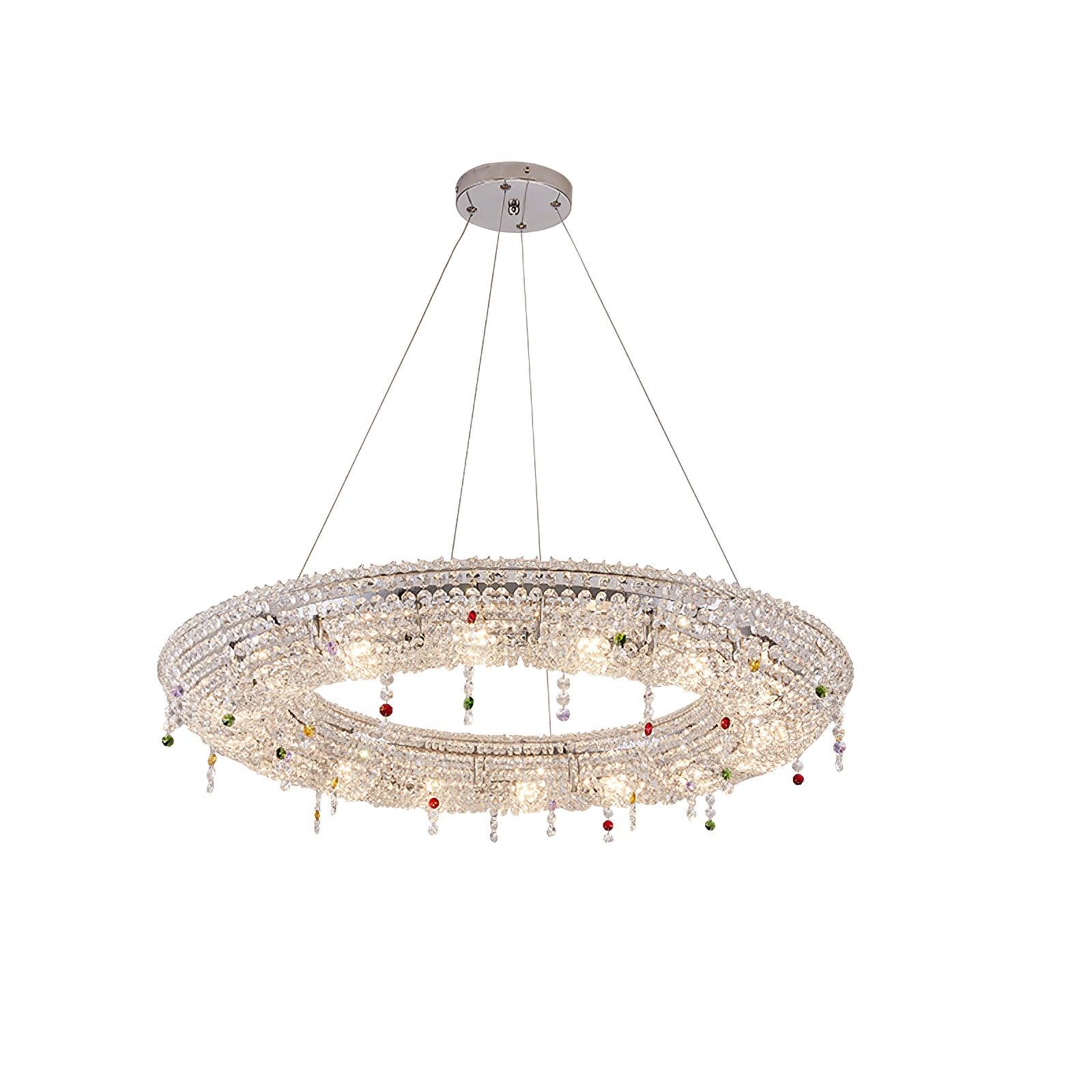 Modern Round Crystal Chandelier - Image 32
