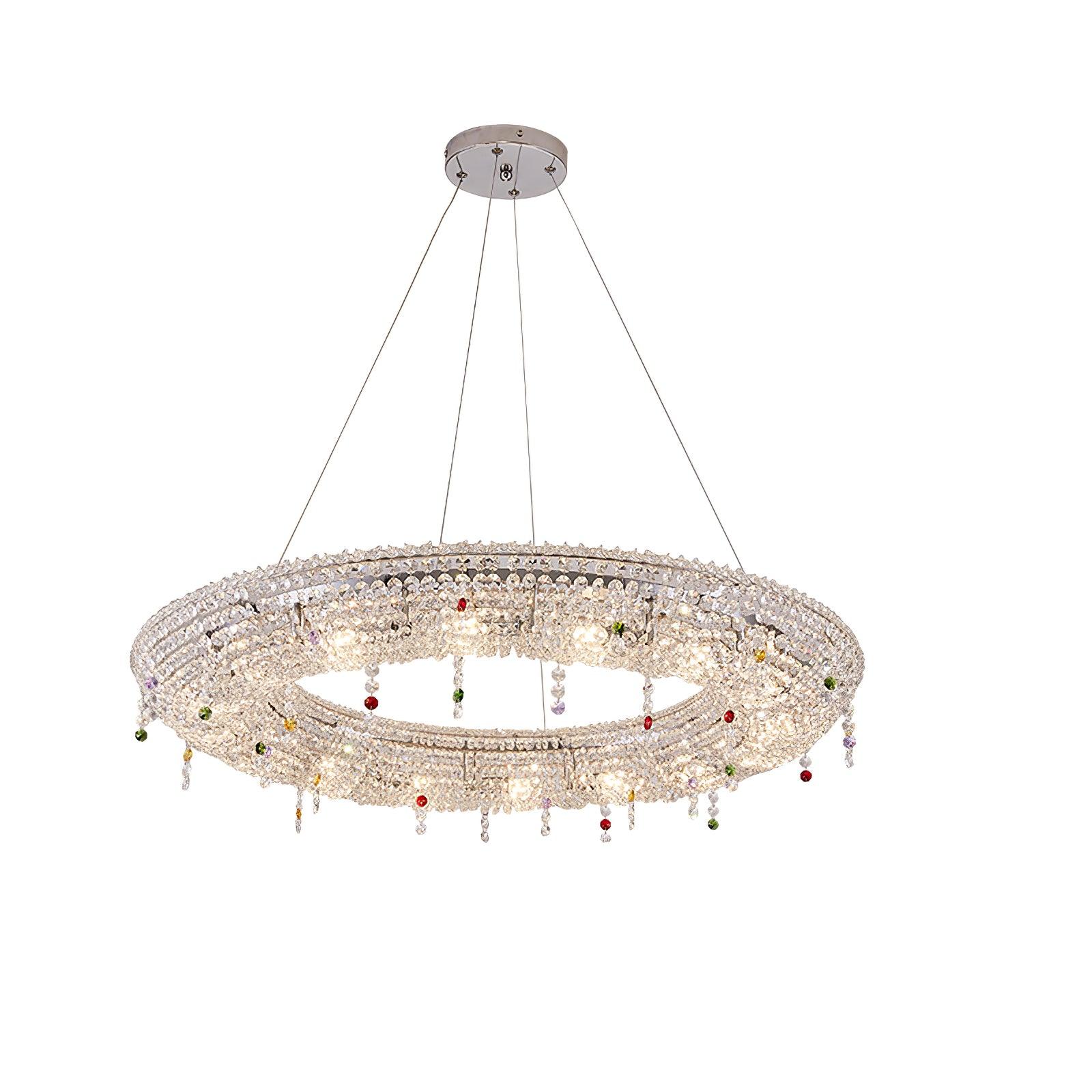 Modern Round Crystal Chandelier - Image 34