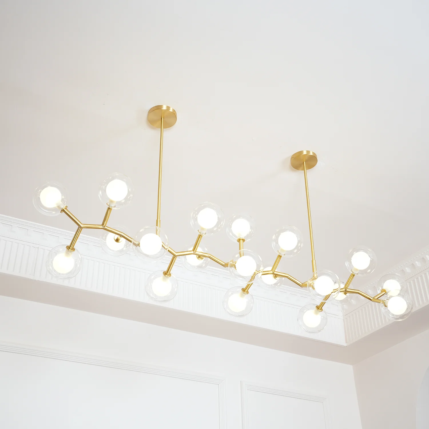 Molecular Glass Balls Chandelier - Image 17