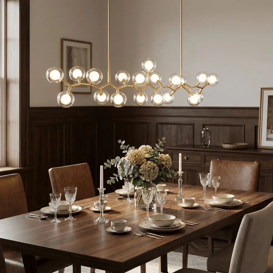Molecular Glass Balls Chandelier - Image 2