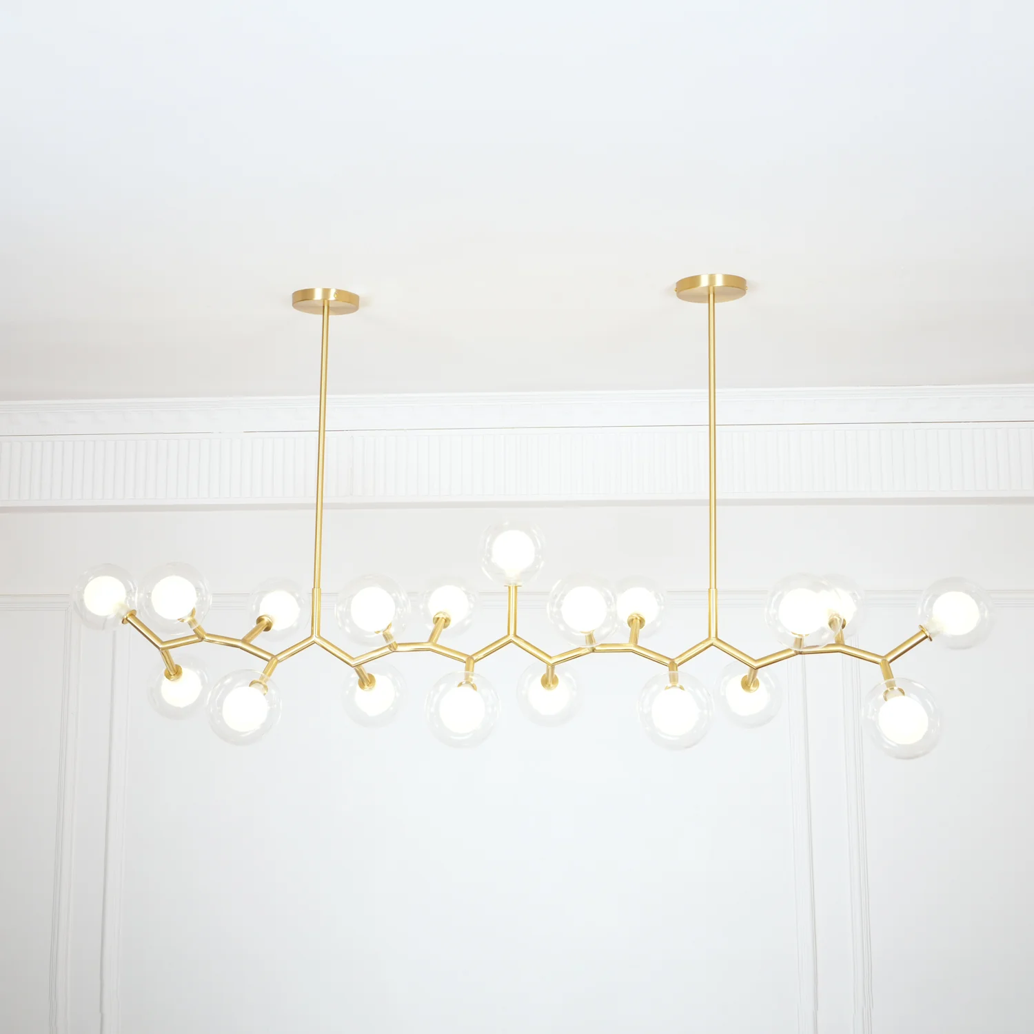 Molecular Glass Balls Chandelier - Image 4