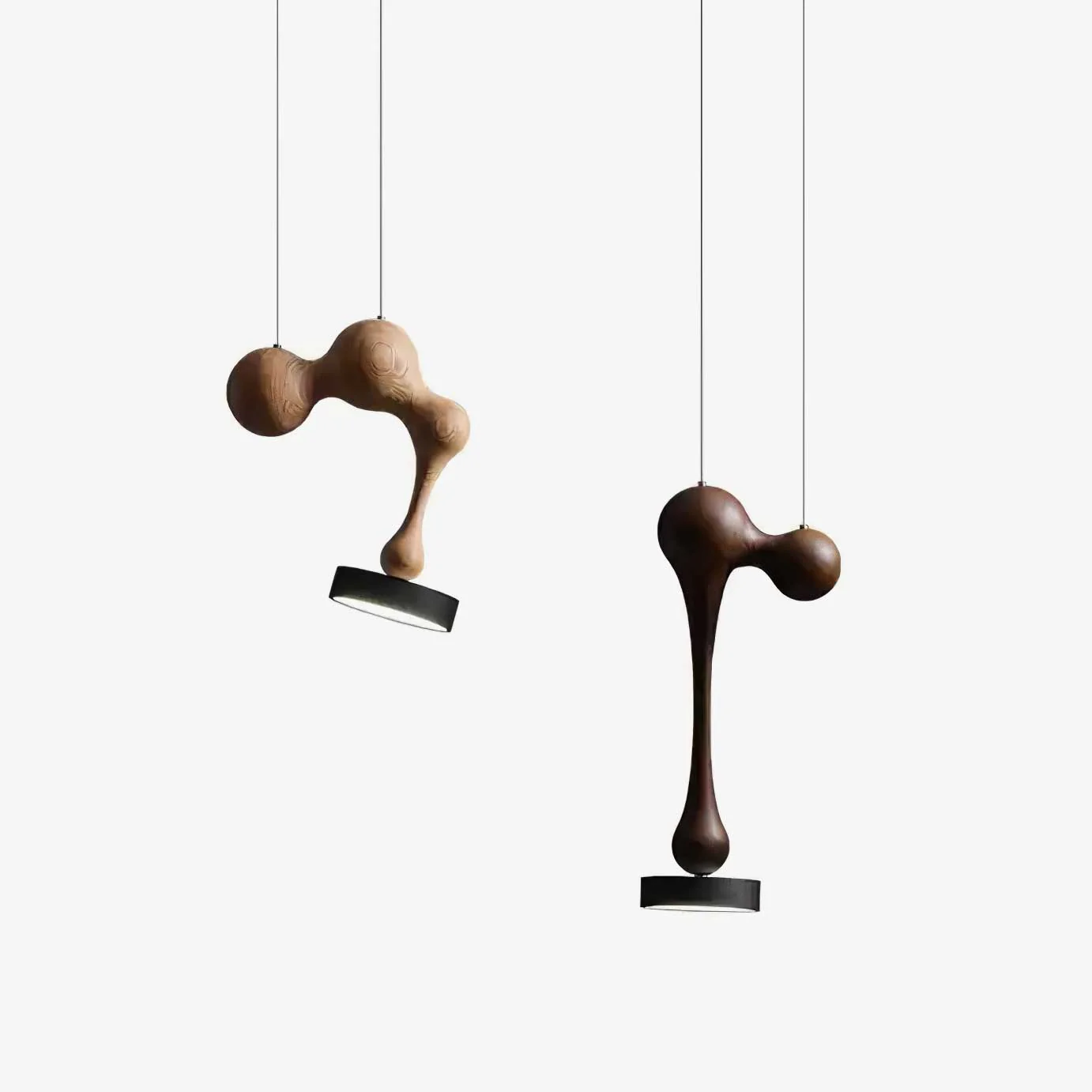 Molecule Wooden Pendant Light - Image 20