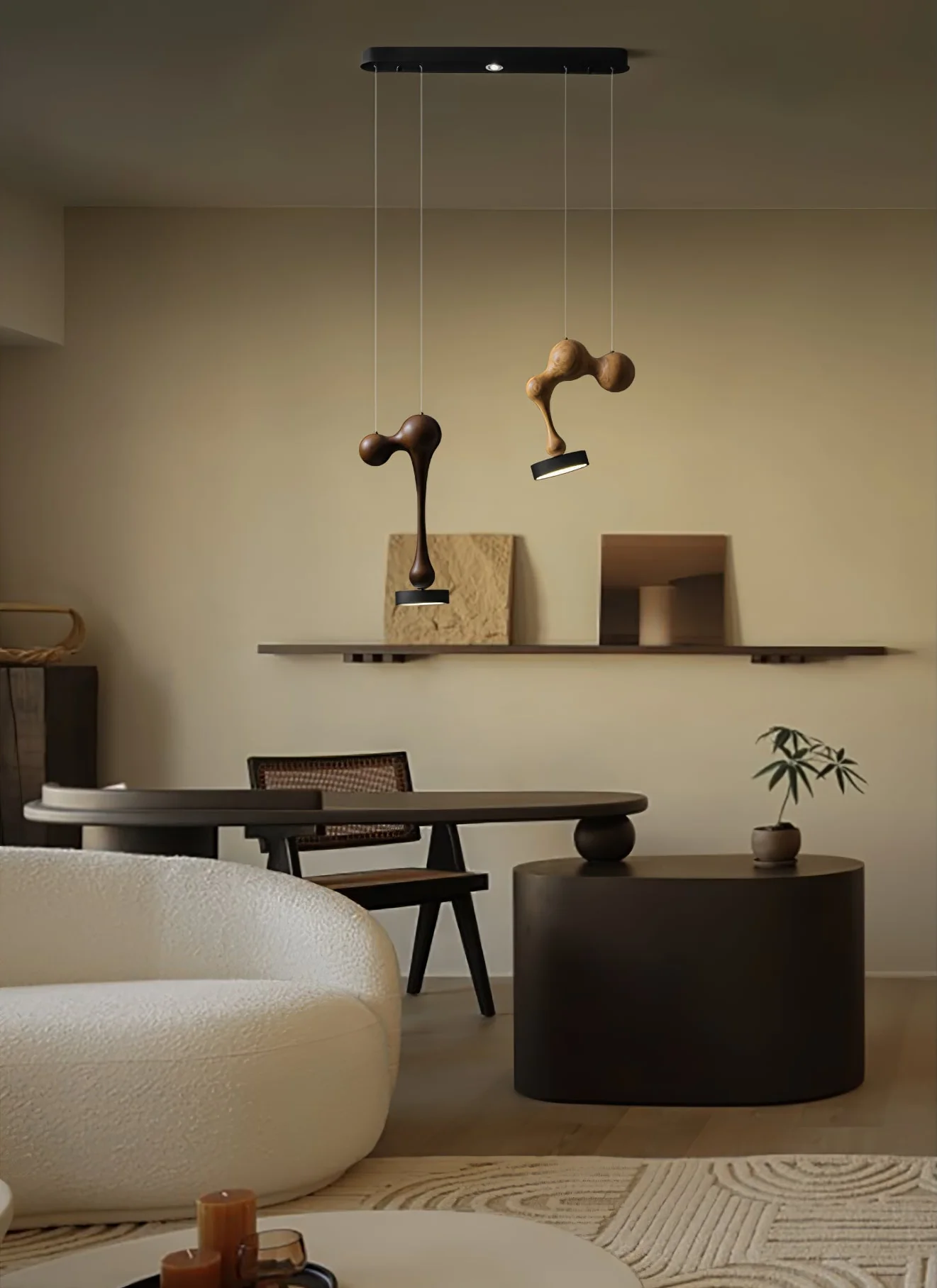 Molecule Wooden Pendant Light - Image 7