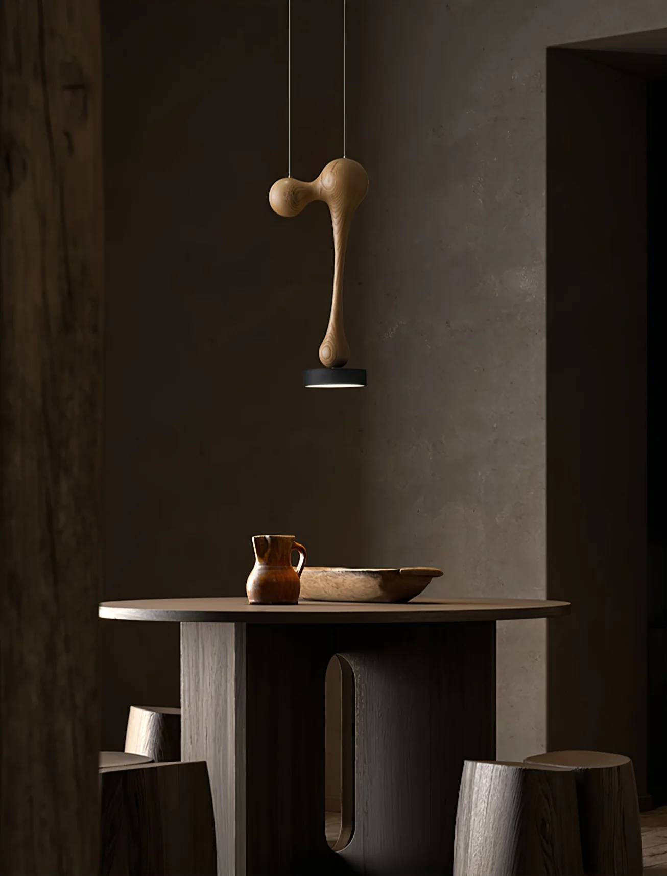 Molecule Wooden Pendant Light - Image 9