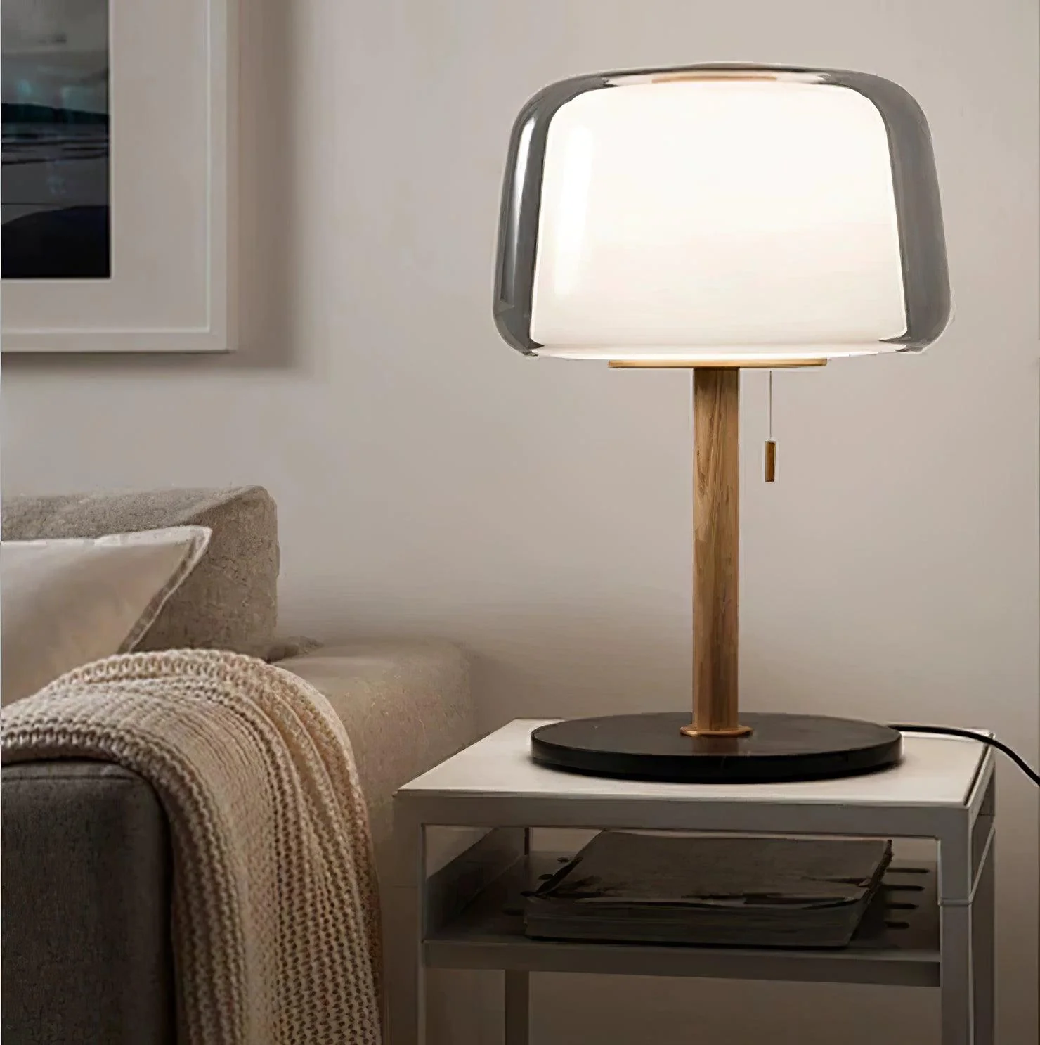 Mona Glass Table Lamp - Image 2