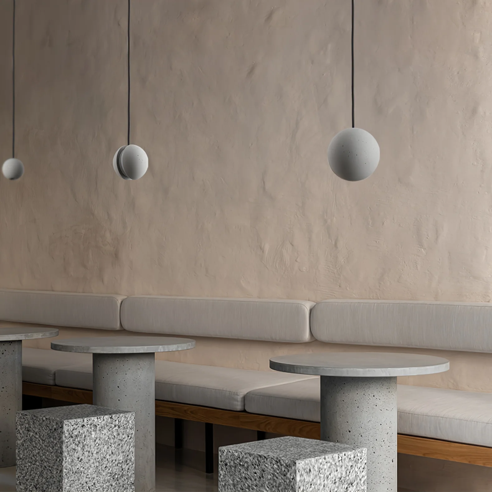 Moon Concrete Pendant Lamp - Image 75