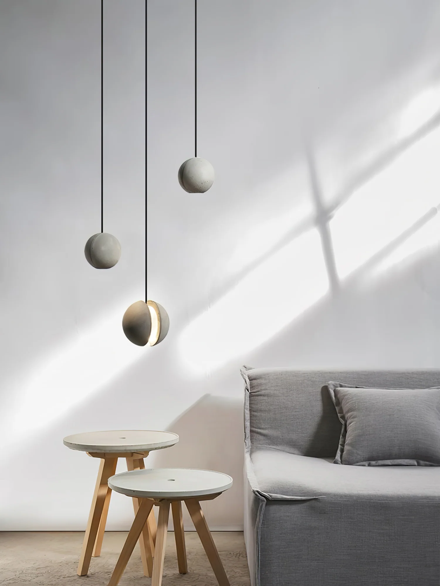 Moon Concrete Pendant Lamp - Image 76