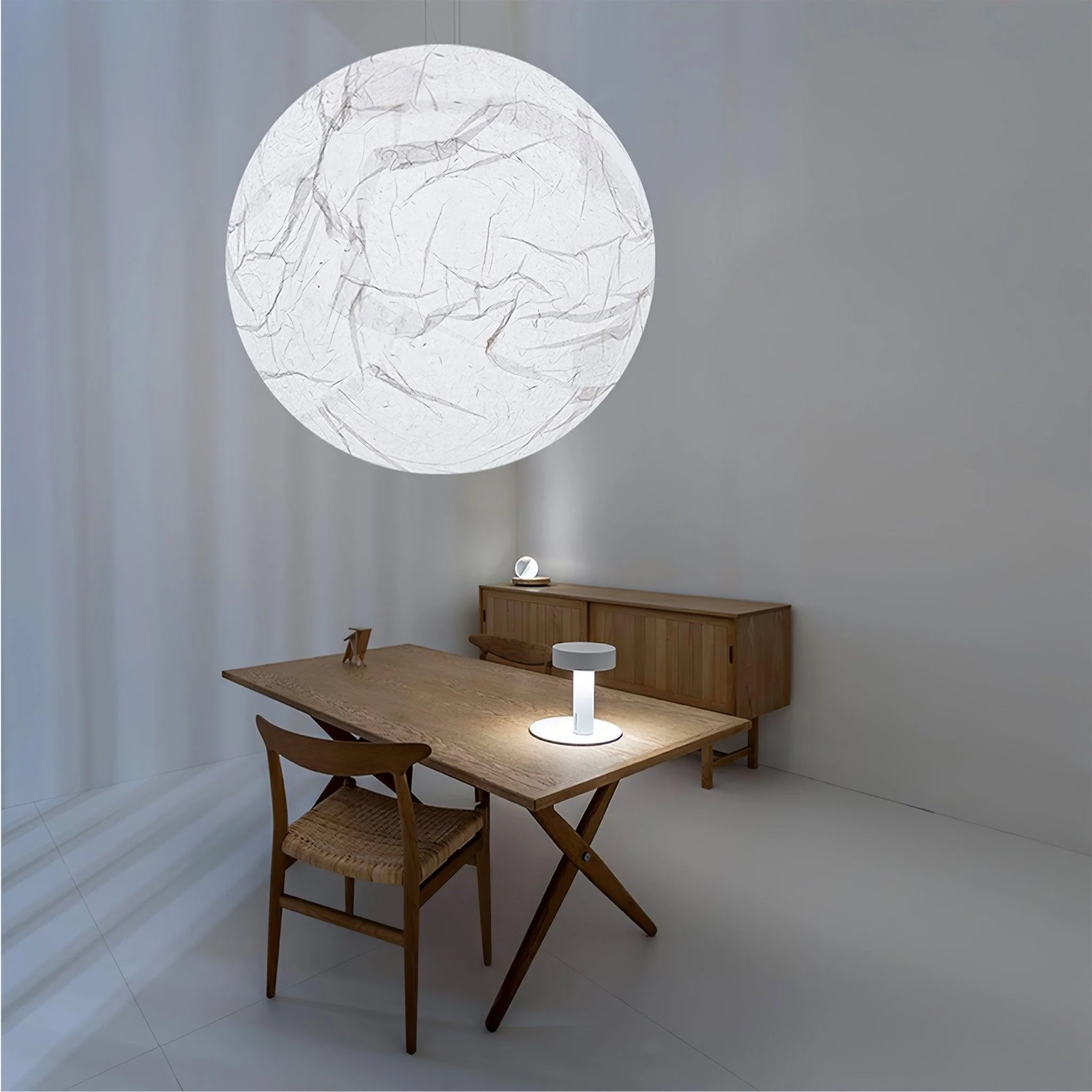 Moon Silk Pendant Lamp - Image 8