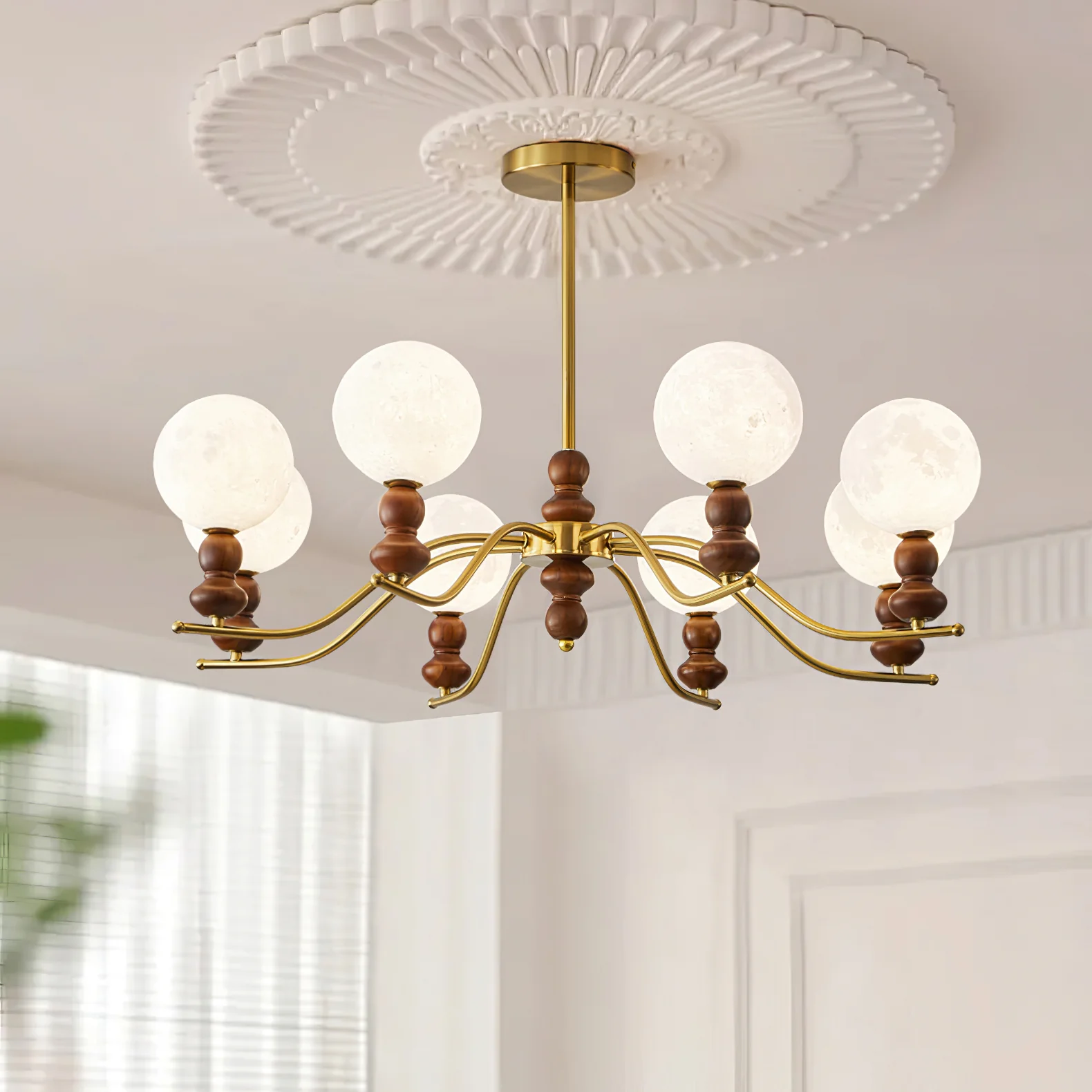 Moonlit Globe Chandelier - Image 4