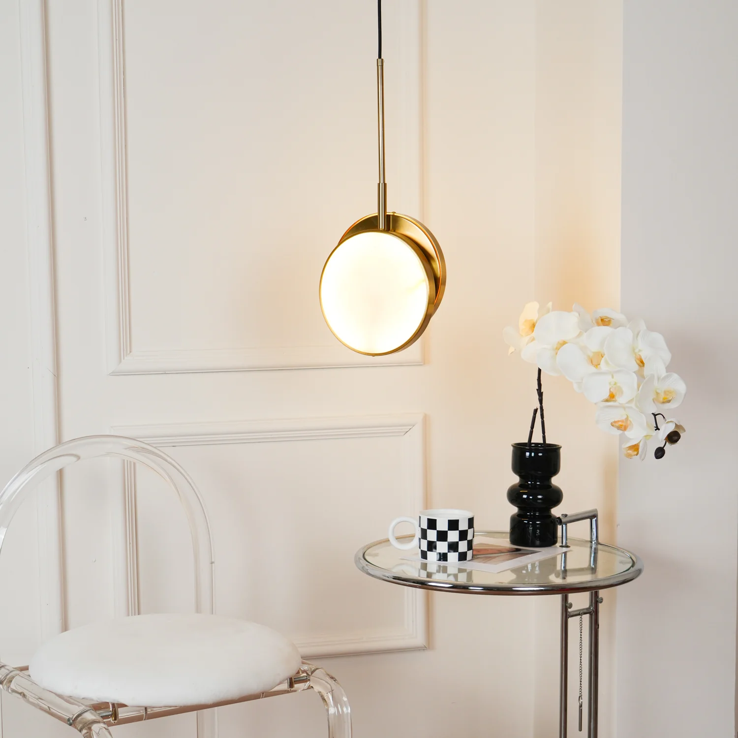 Moonshade Alabaster Pendant Light - Image 8