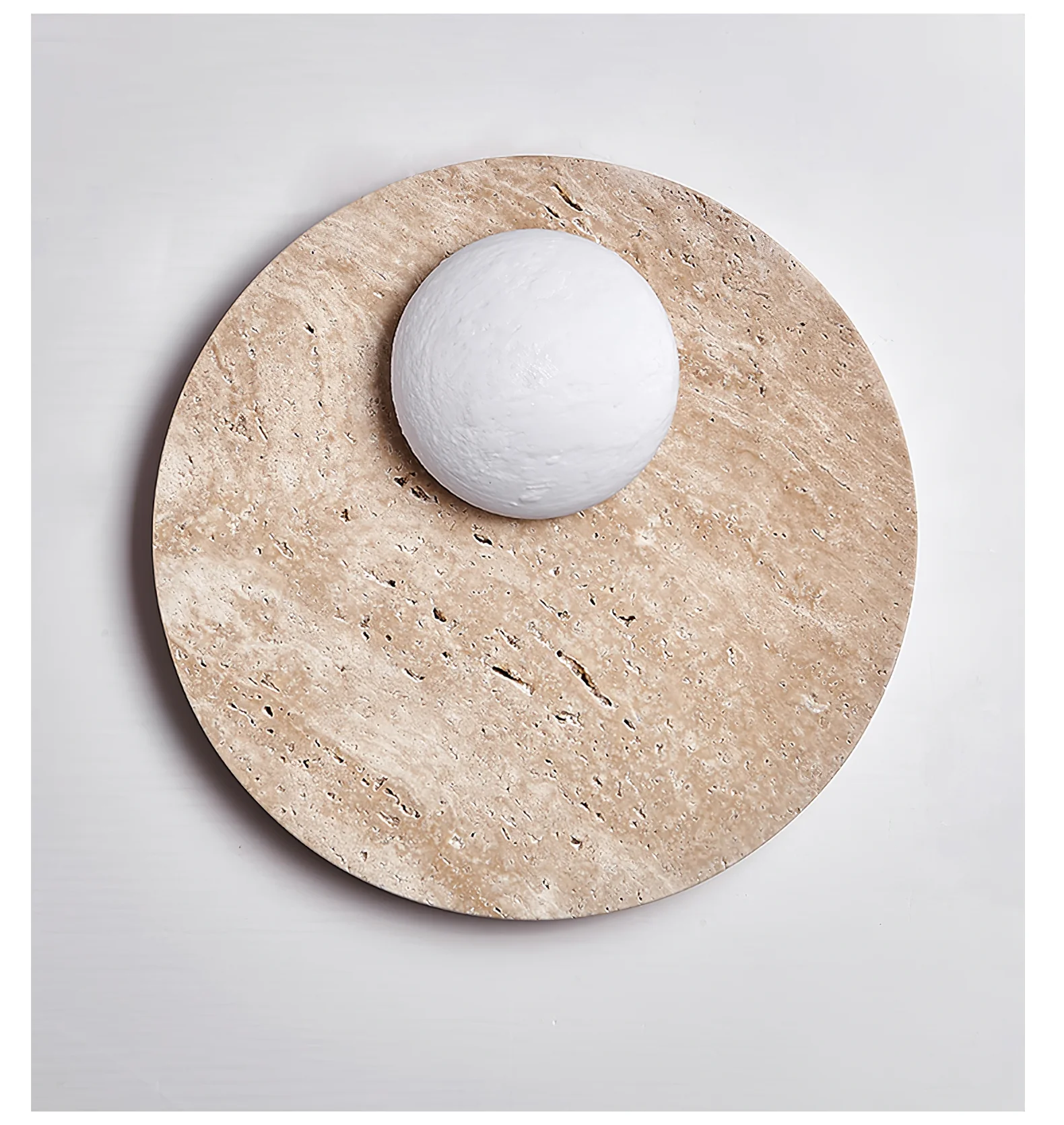 Moonwake Travertine Sconce - Image 11
