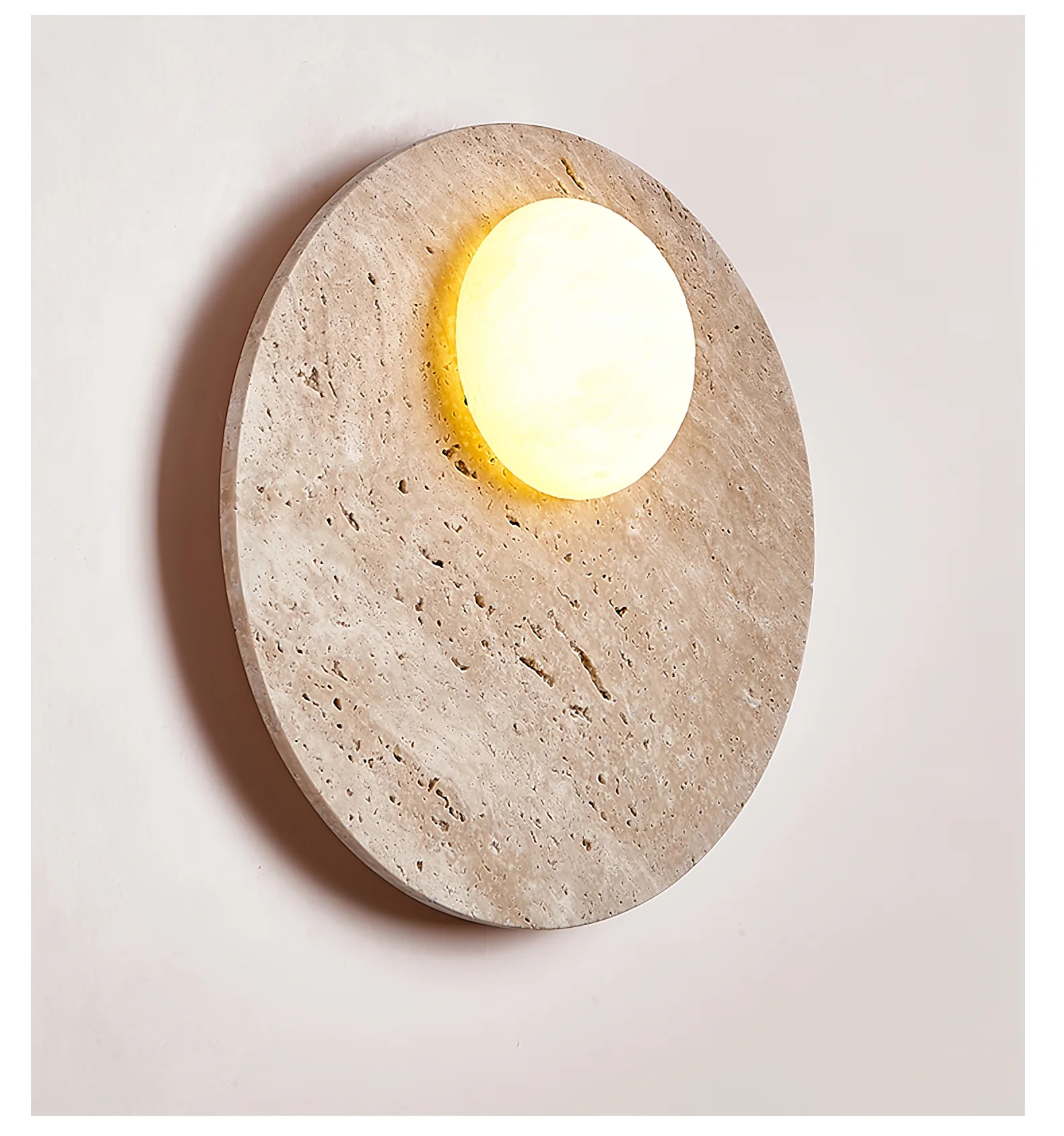 Moonwake Travertine Sconce - Image 12