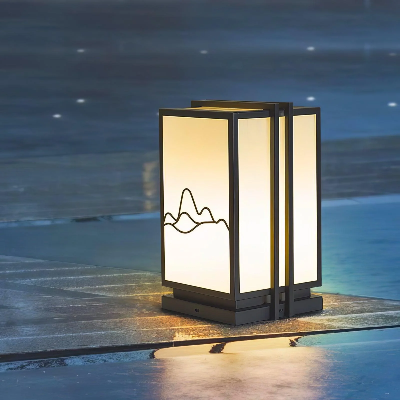Mountain Outdoor Post Light - Image 15