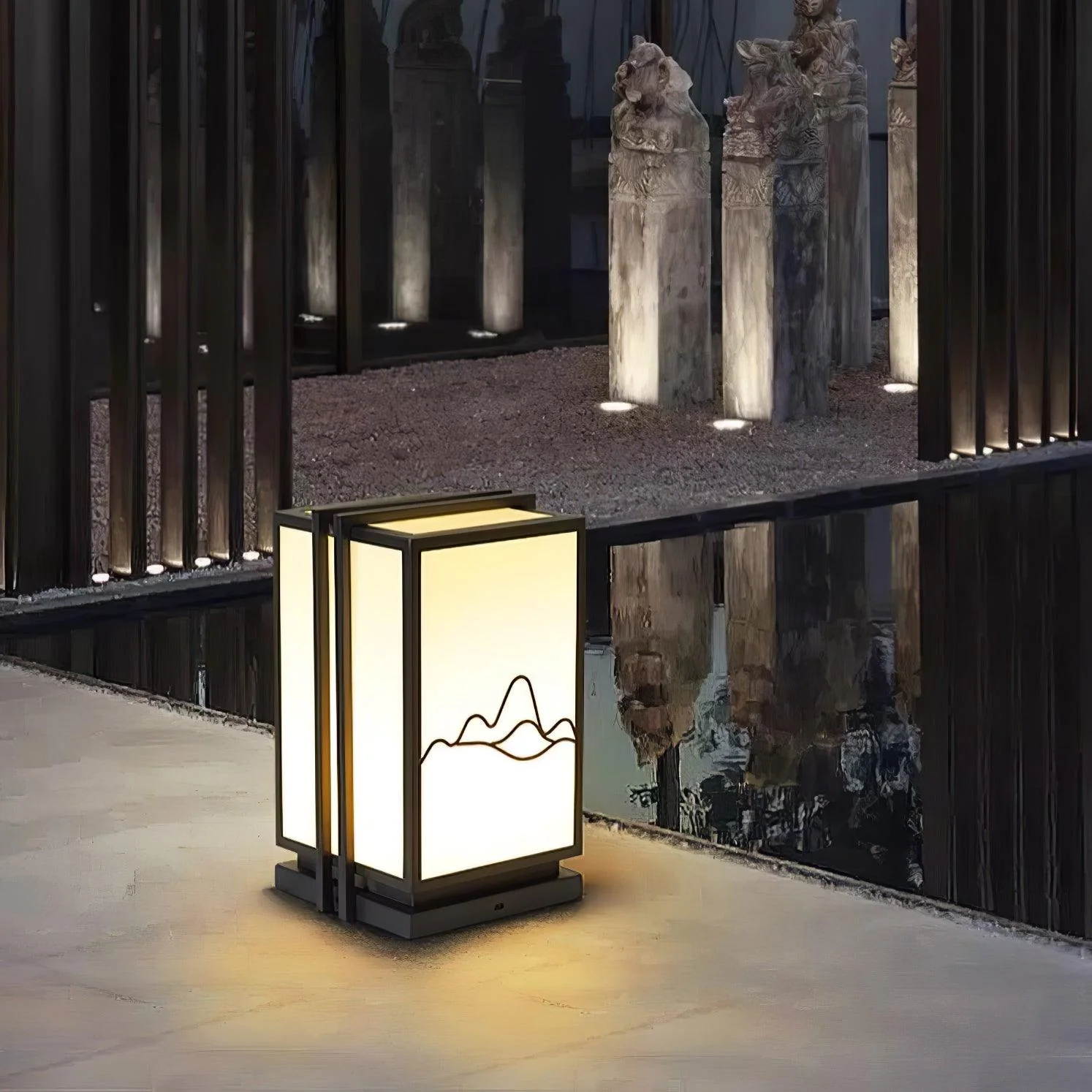 Mountain Outdoor Post Light - Image 9