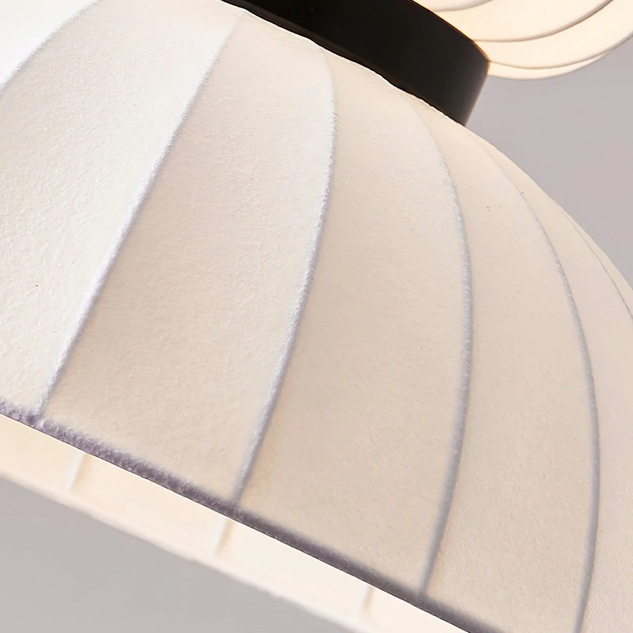 Mulberry Silk Lantern Pendant Light - Image 3