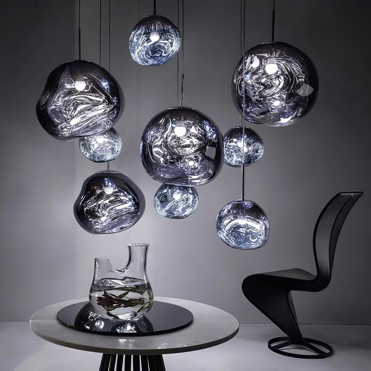 Multi Lava Round Pendant Lamp - Image 107