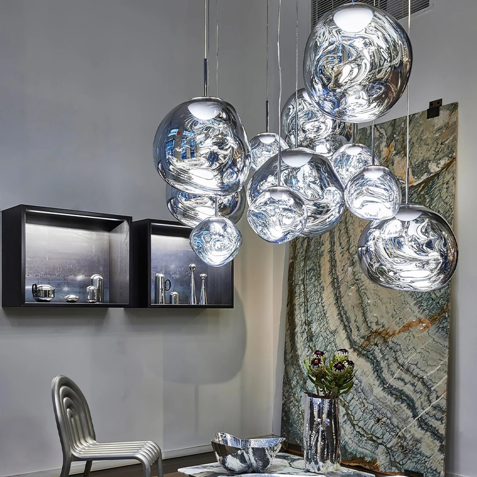Multi Lava Round Pendant Lamp - Image 129