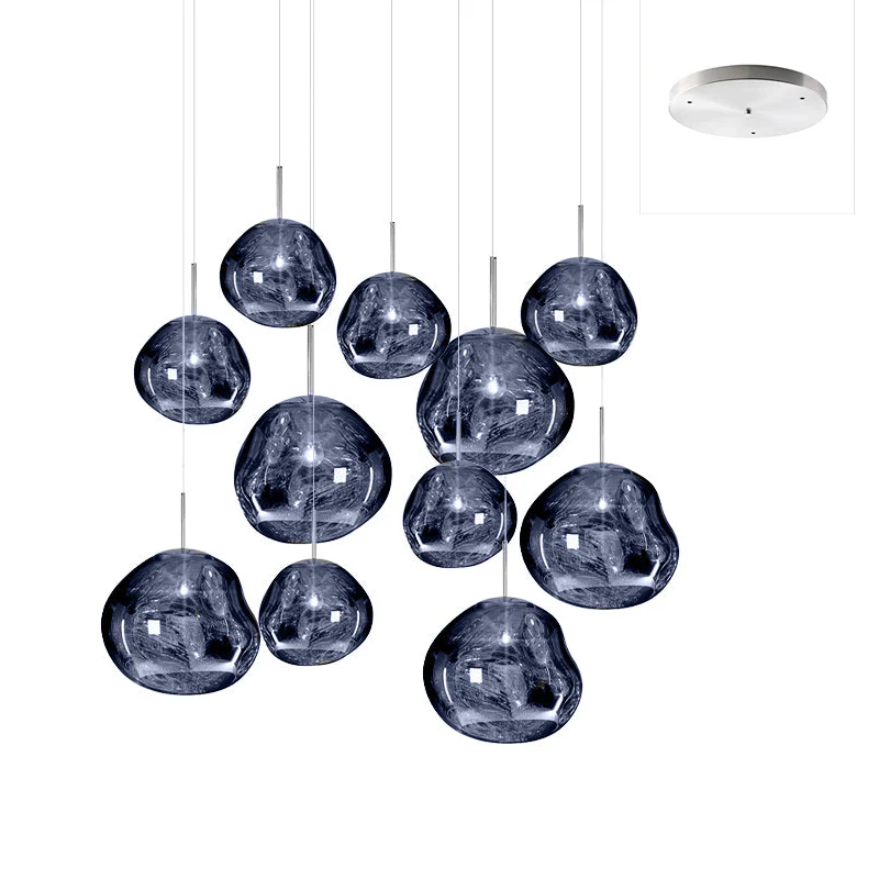 Multi Lava Round Pendant Lamp - Image 169