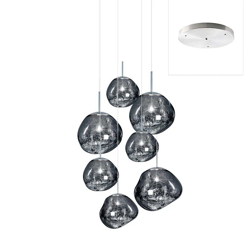 Multi Lava Round Pendant Lamp - Image 171