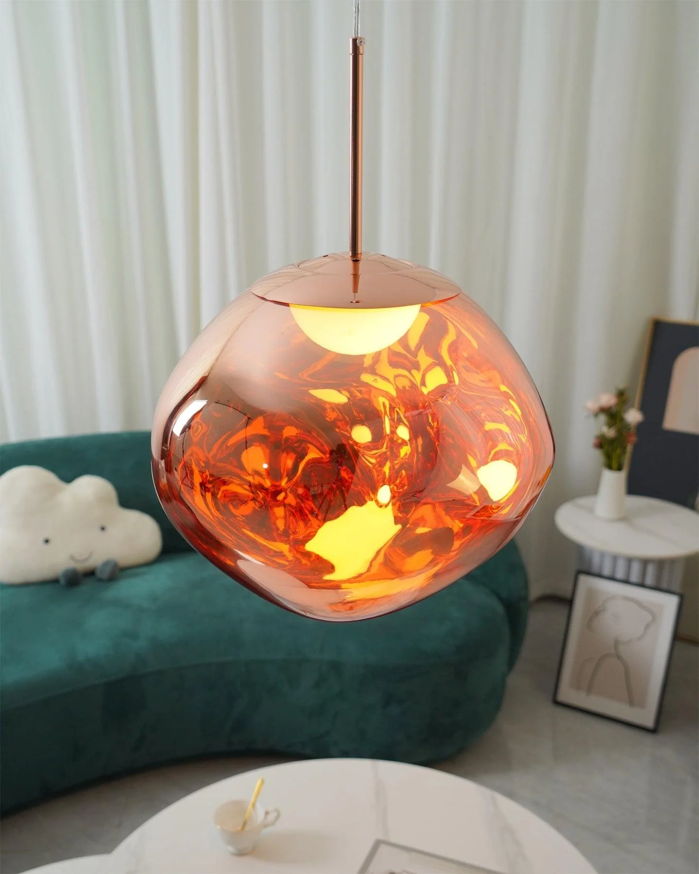 Multi Lava Round Pendant Lamp - Image 66