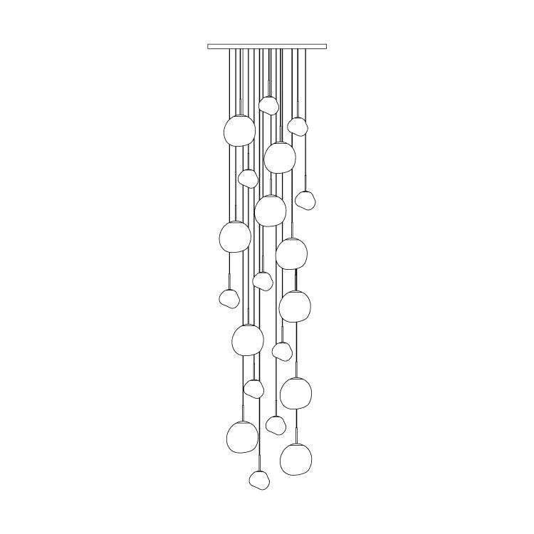 Multi Lava Round Pendant Lamp - Image 76