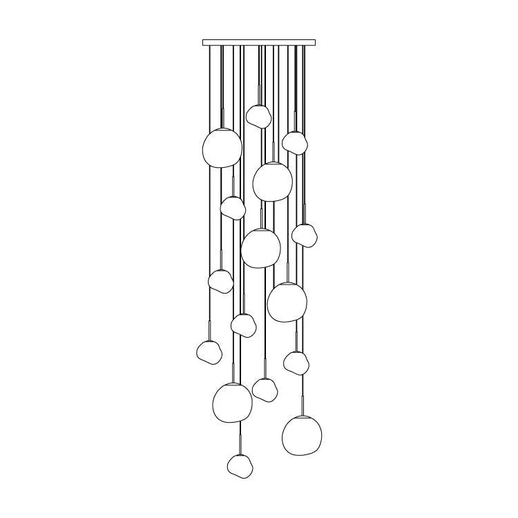 Multi Lava Round Pendant Lamp - Image 77