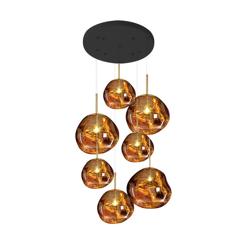 Multi Lava Round Pendant Lamp - Image 98