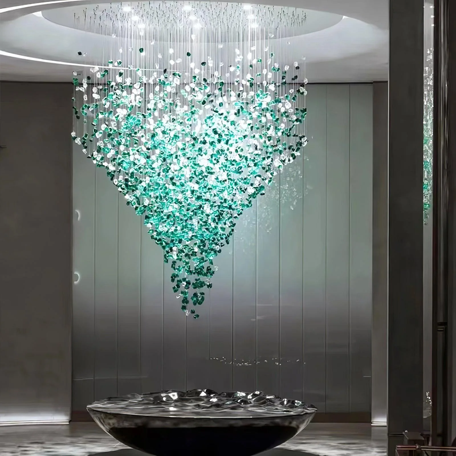 Crystal Stone Chandelier - Image 2
