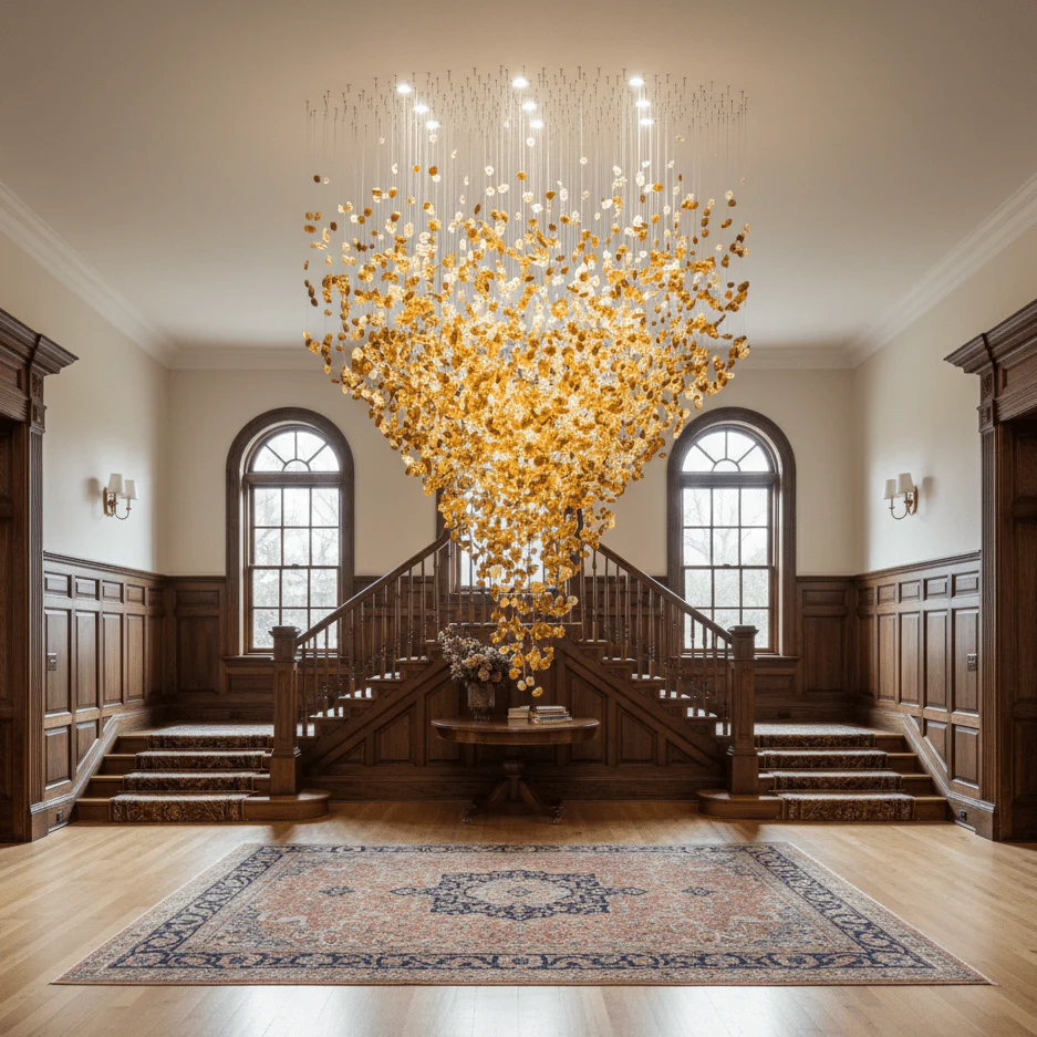 Crystal Stone Chandelier - Image 3