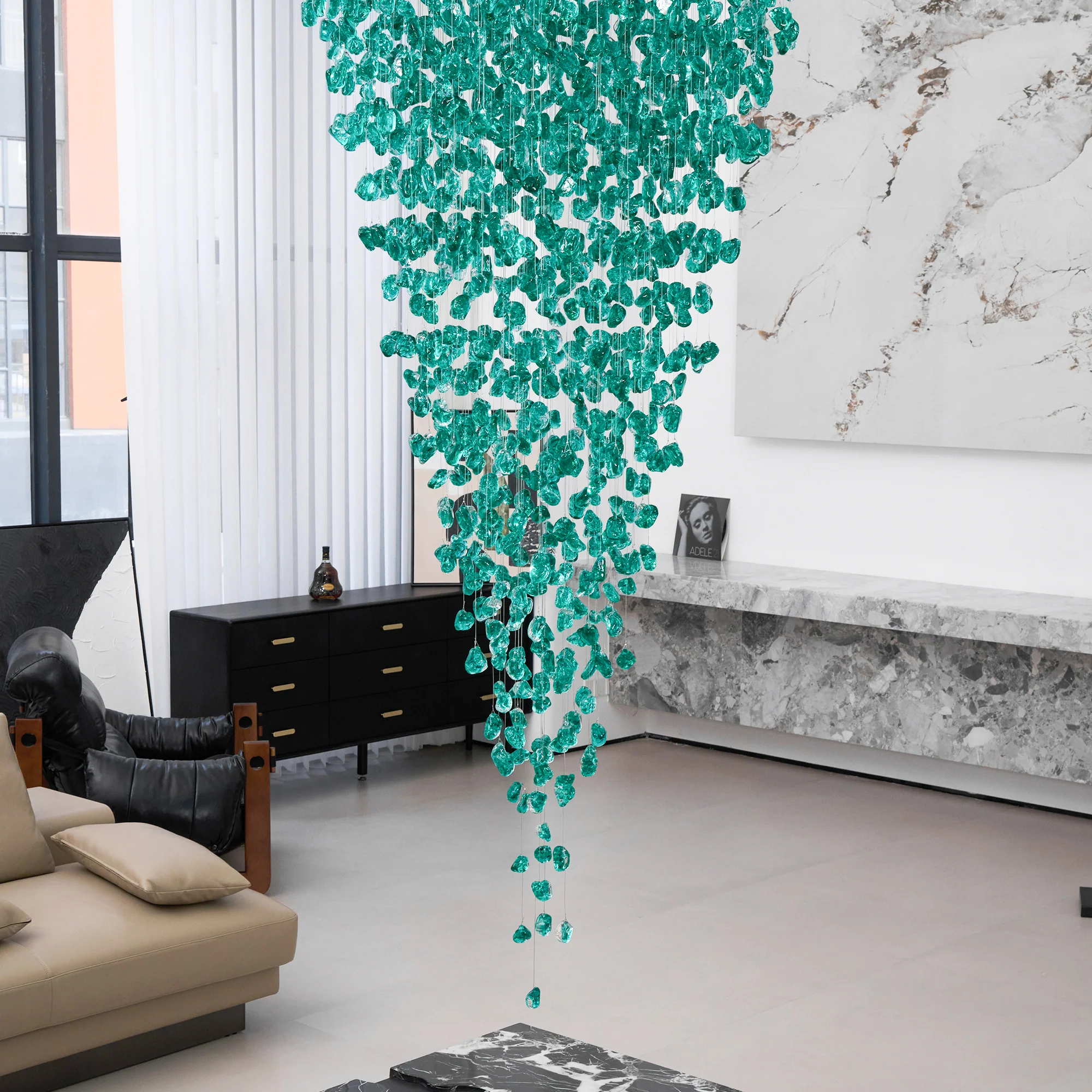 Crystal Stone Chandelier - Image 56