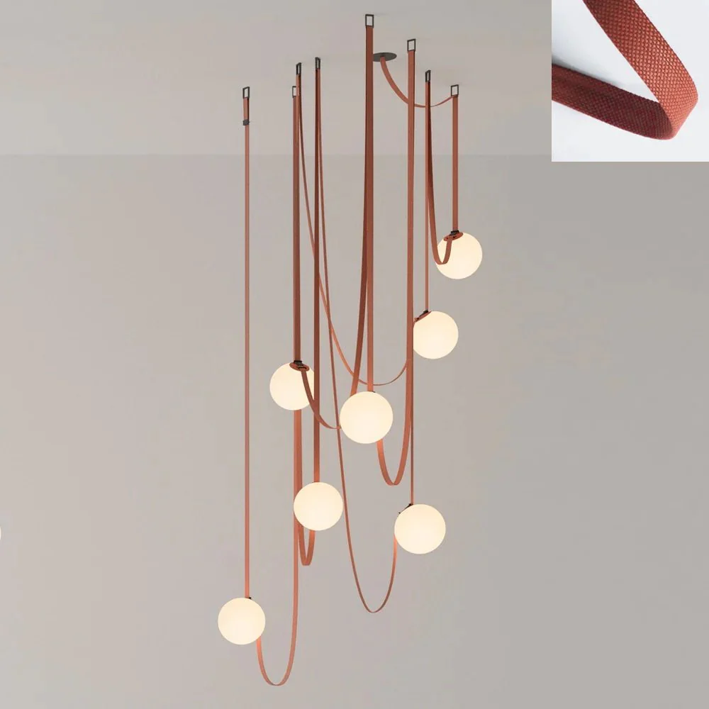 Multiple Belt Art Pendant Light - Image 14