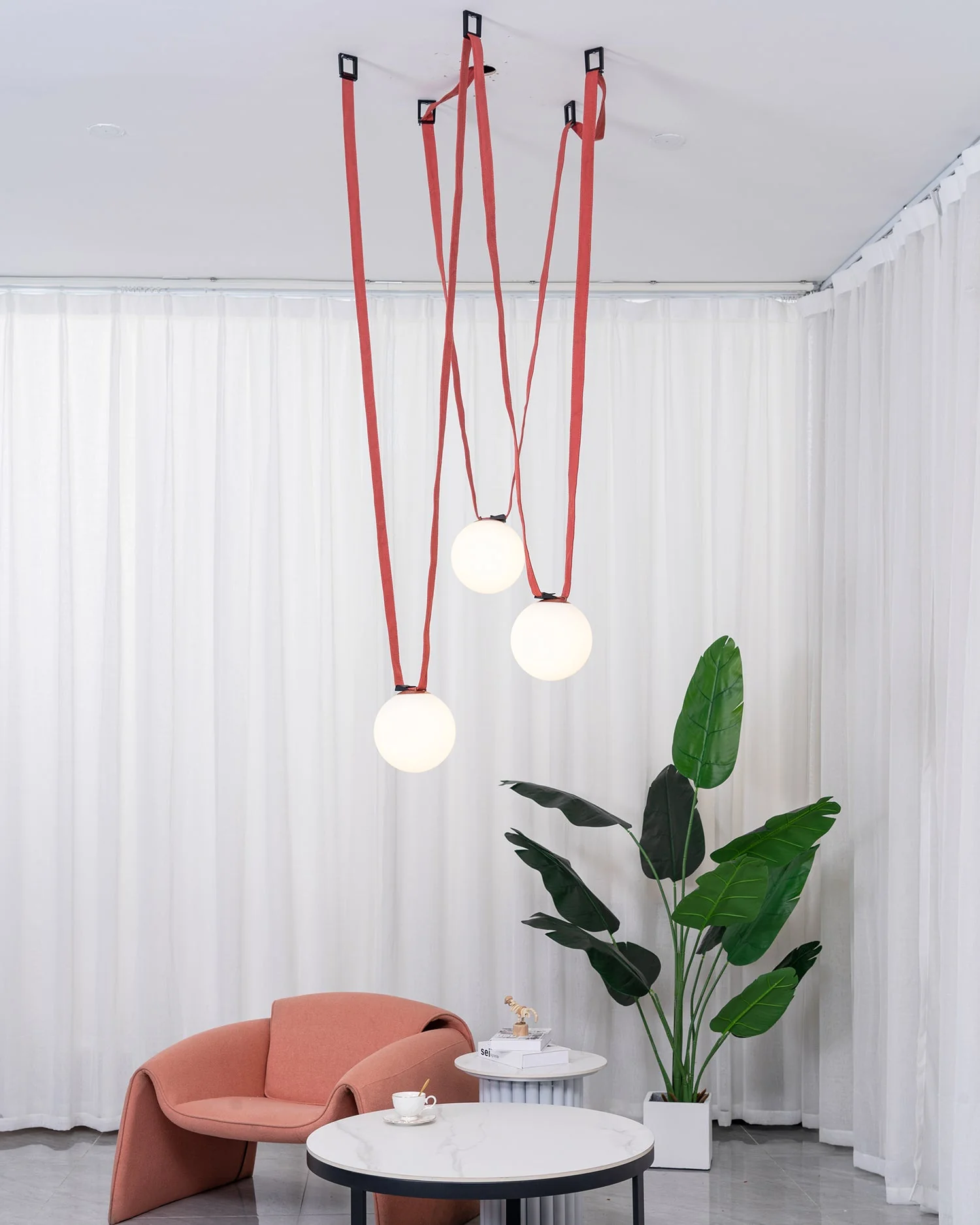 Multiple Belt Art Pendant Light - Image 21