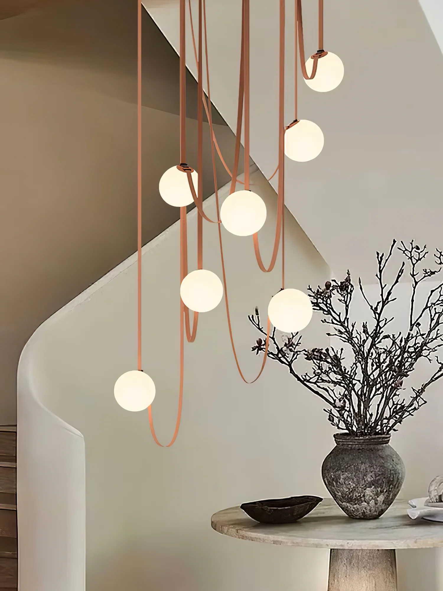Multiple Belt Art Pendant Light - Image 3