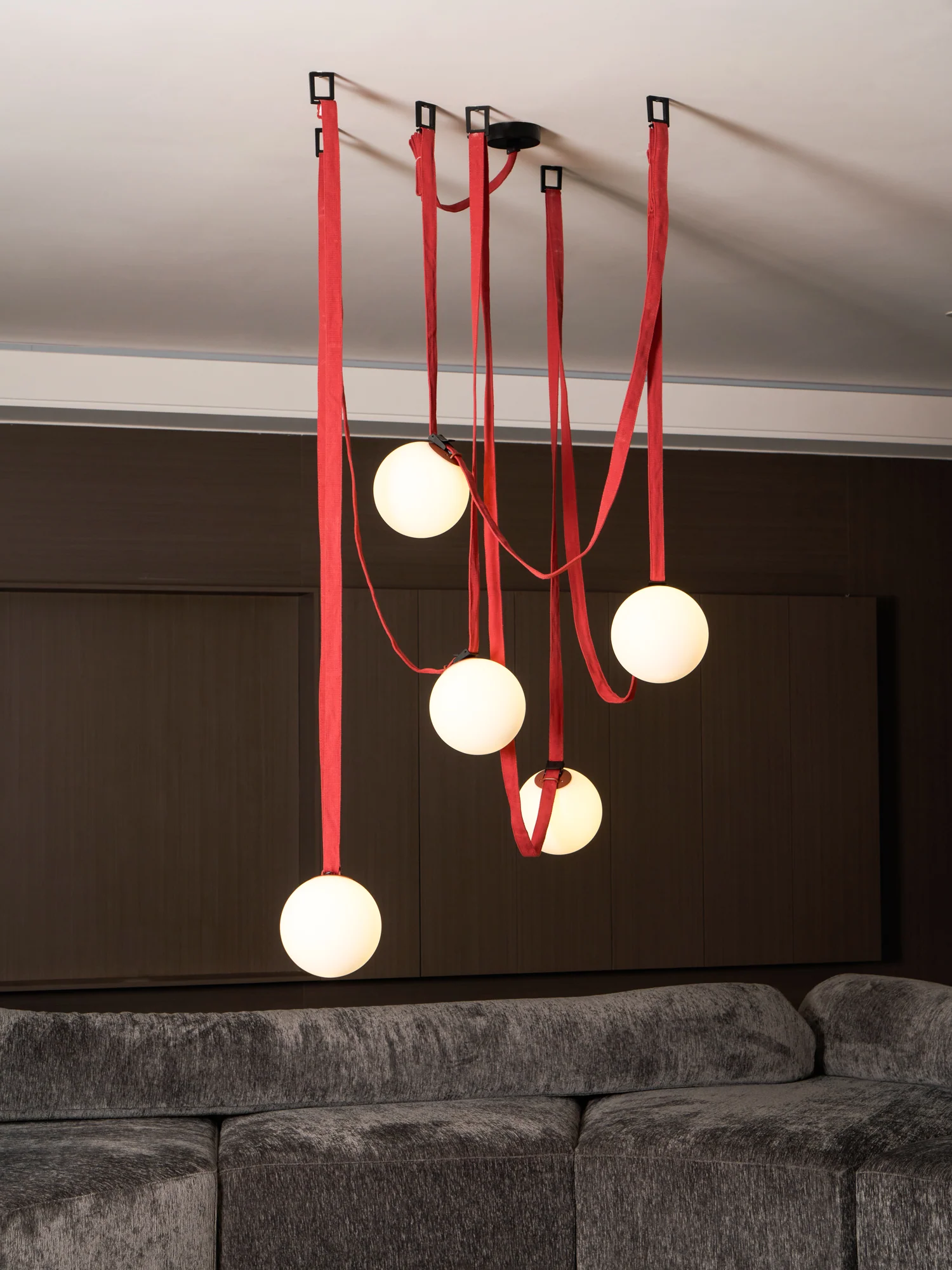 Multiple Belt Art Pendant Light - Image 30