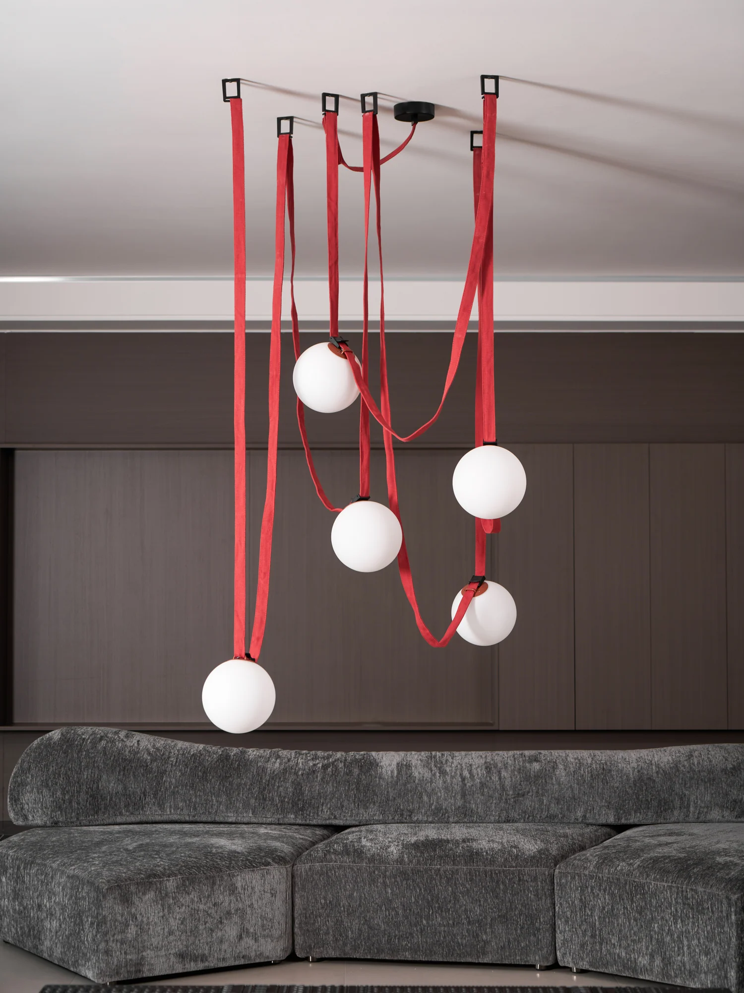 Multiple Belt Art Pendant Light - Image 36