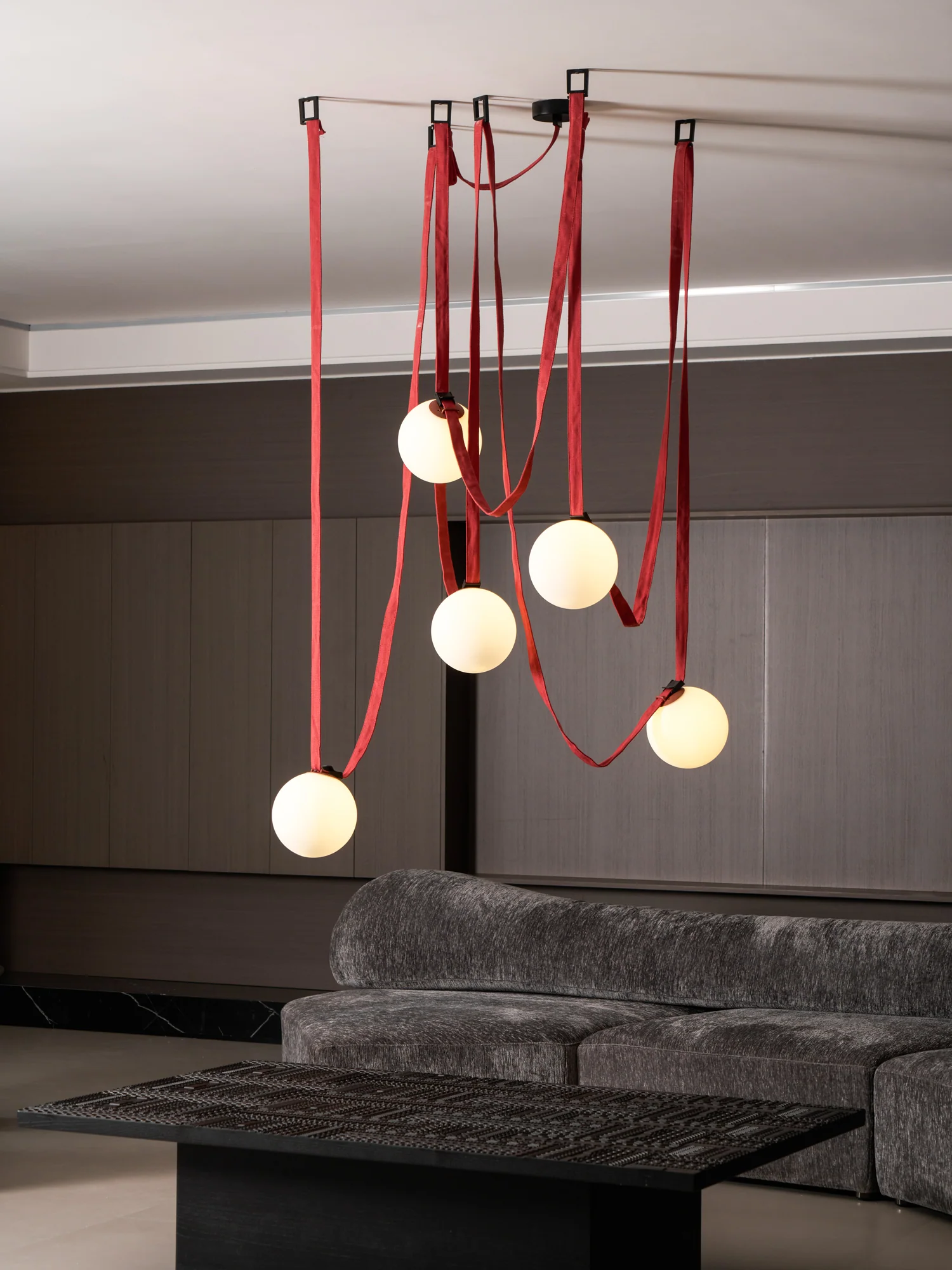 Multiple Belt Art Pendant Light - Image 37