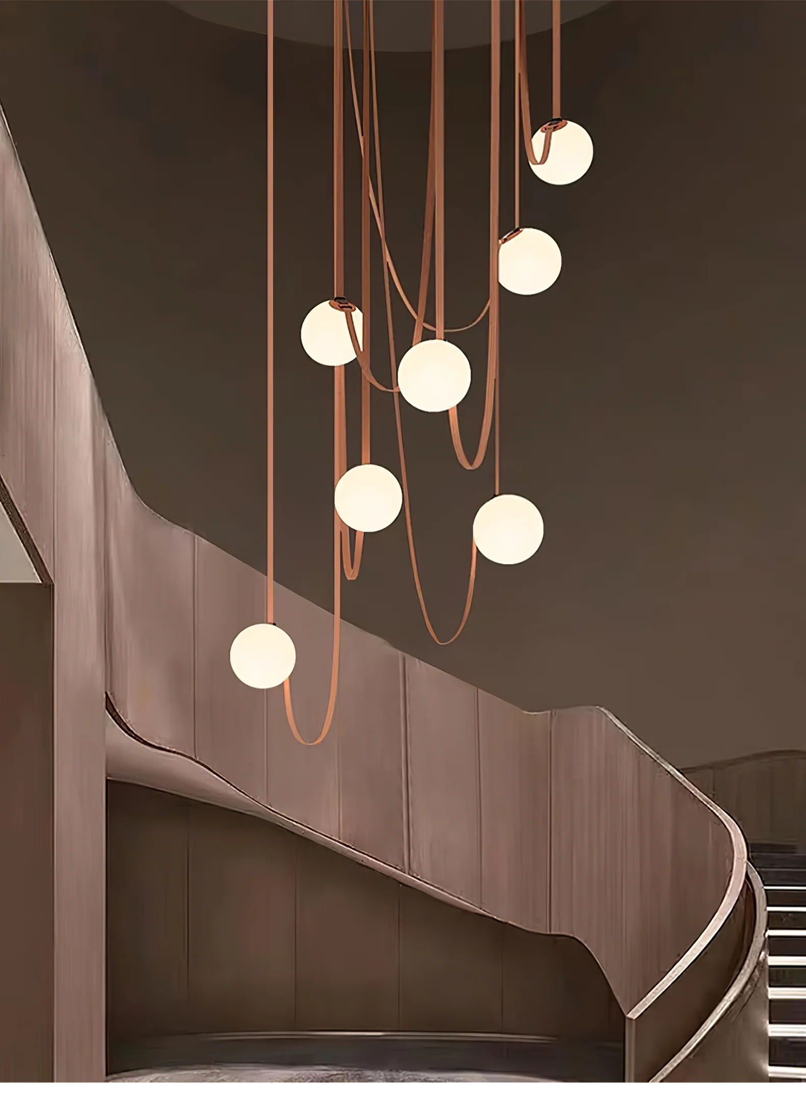 Multiple Belt Art Pendant Light - Image 4