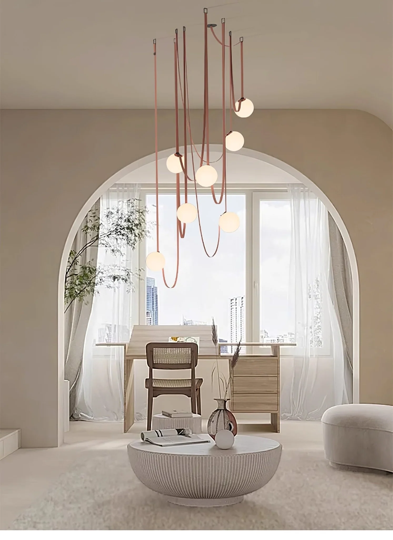 Multiple Belt Art Pendant Light - Image 49