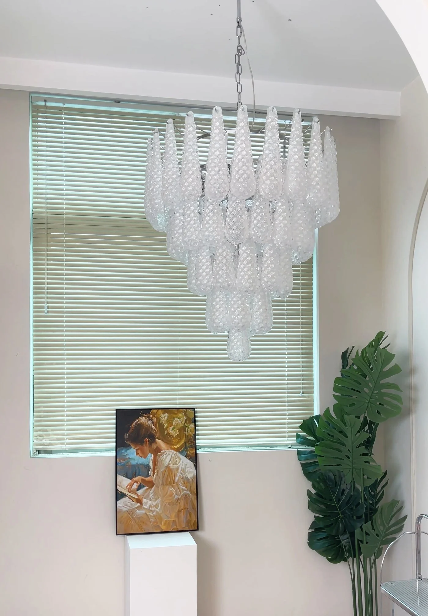 Murano Glass Dewdrop Chandelier - Image 13