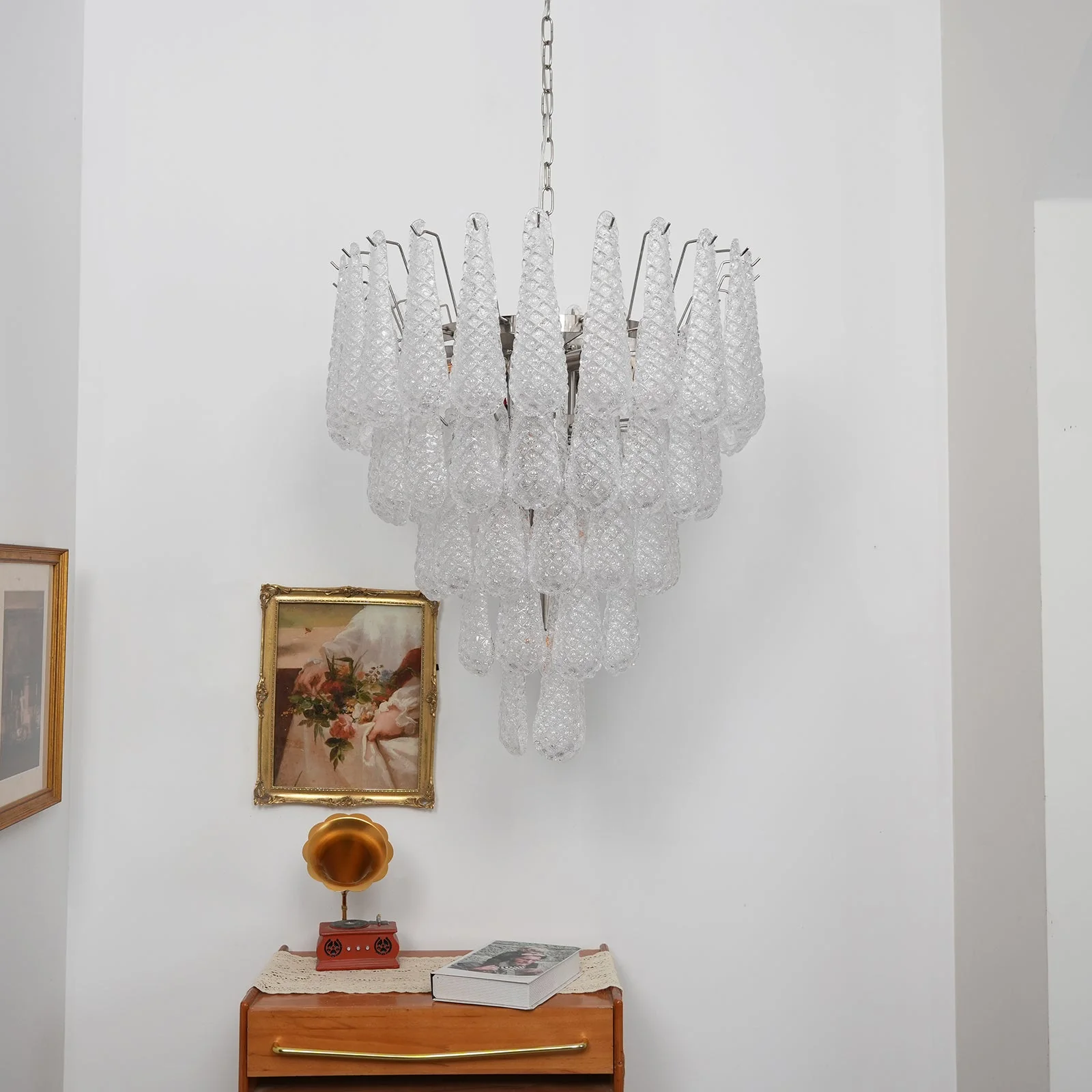 Murano Glass Dewdrop Chandelier - Image 32