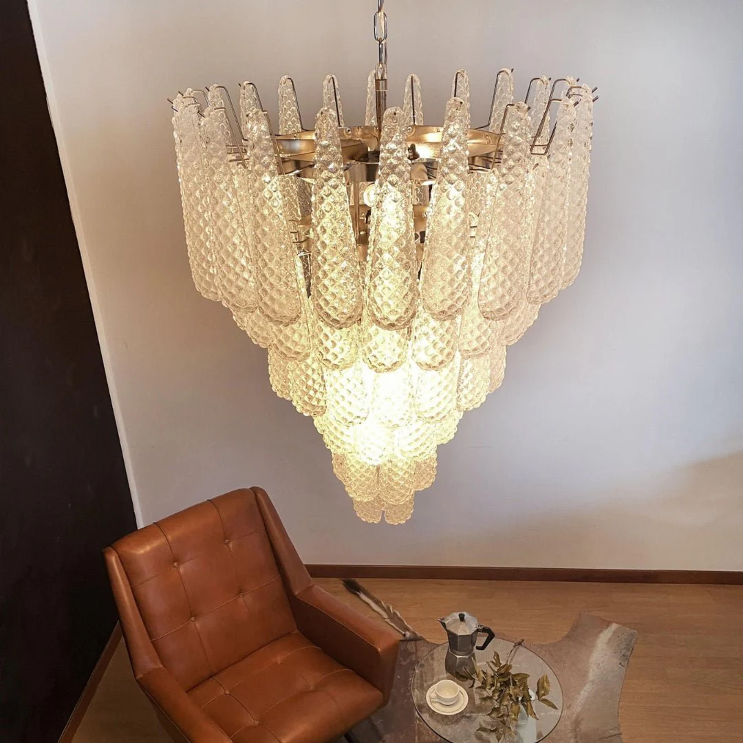 Murano Glass Dewdrop Chandelier - Image 8