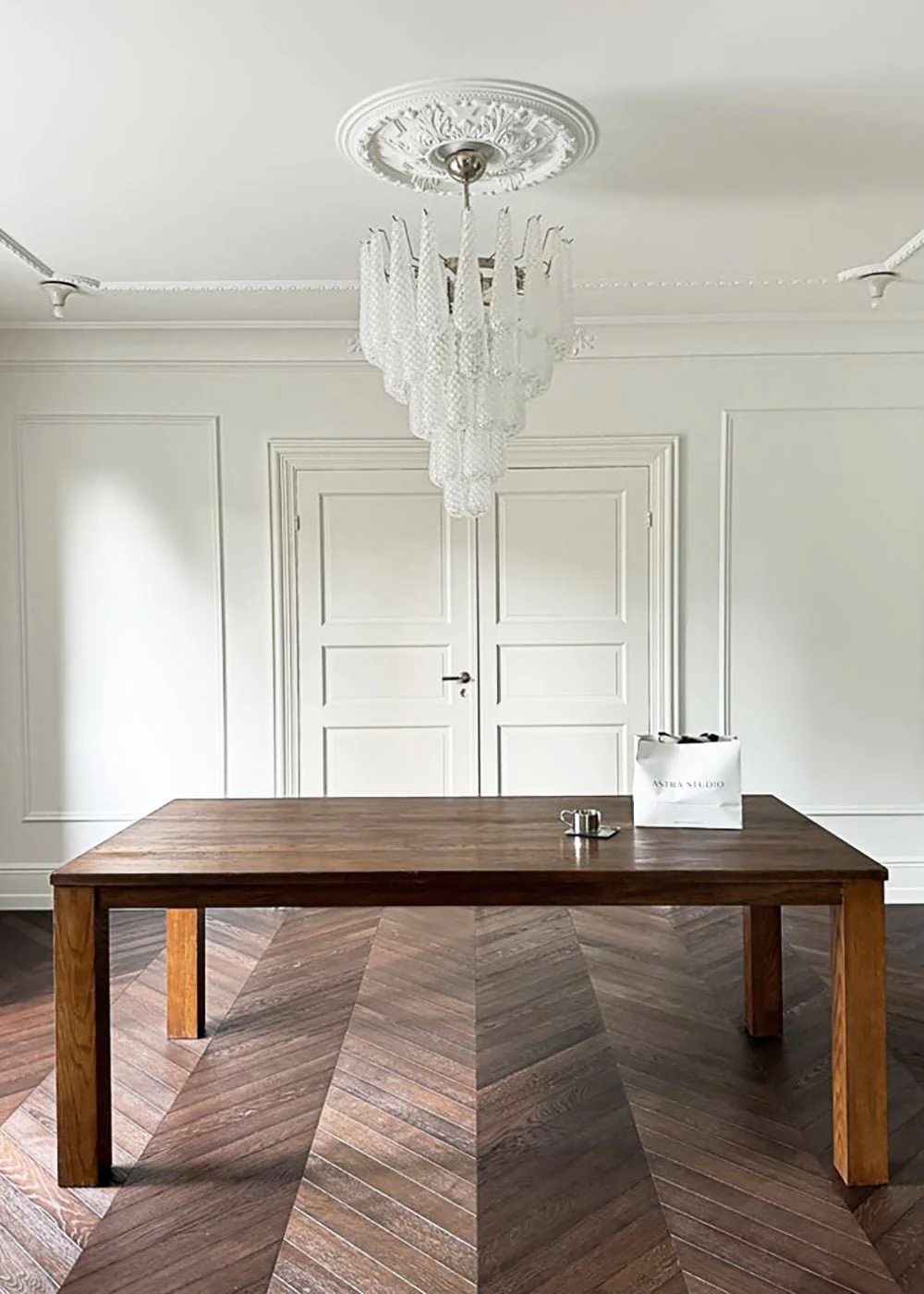 Murano Glass Droplet Chandelier - Image 4