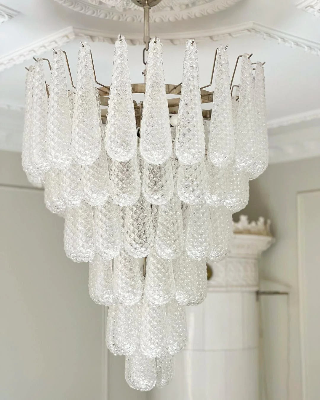 Murano Glass Pinecone Chandelier - Image 19