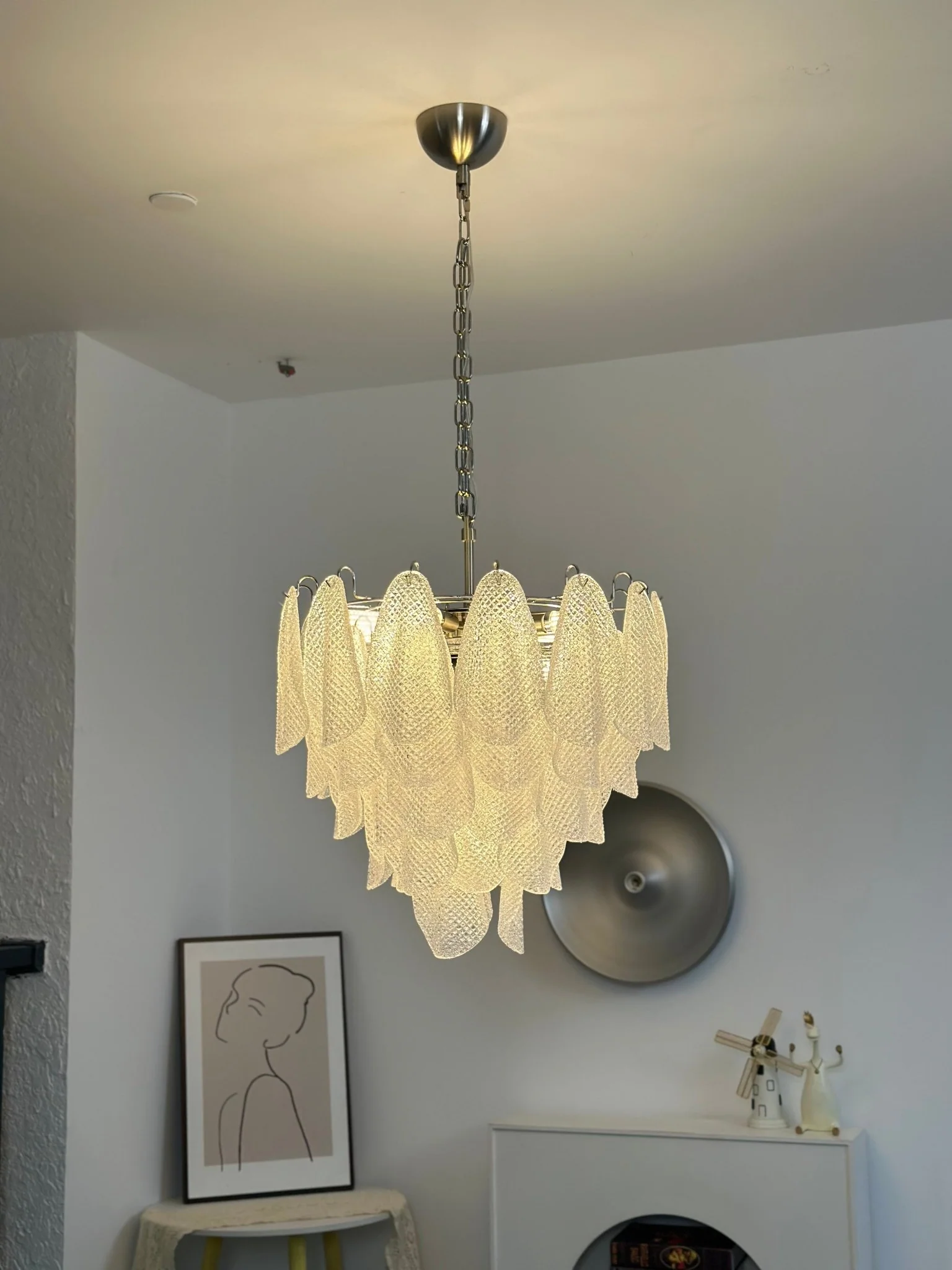 Murano Glass Teardrop Chandelier - Image 15